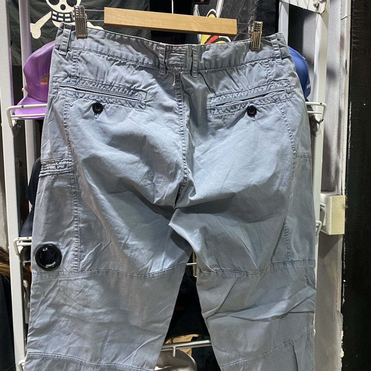 C.P. Company C.P. Company Baby Blue Cargo Pants Size US 32 / EU 48 - 4 Thumbnail