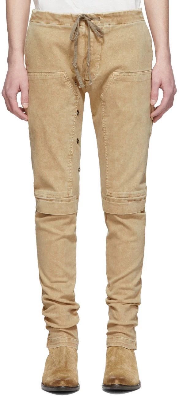 Greg Lauren greg lauren Camel colored work pants 2506-Nextarrow Size US 33 - 6 Thumbnail