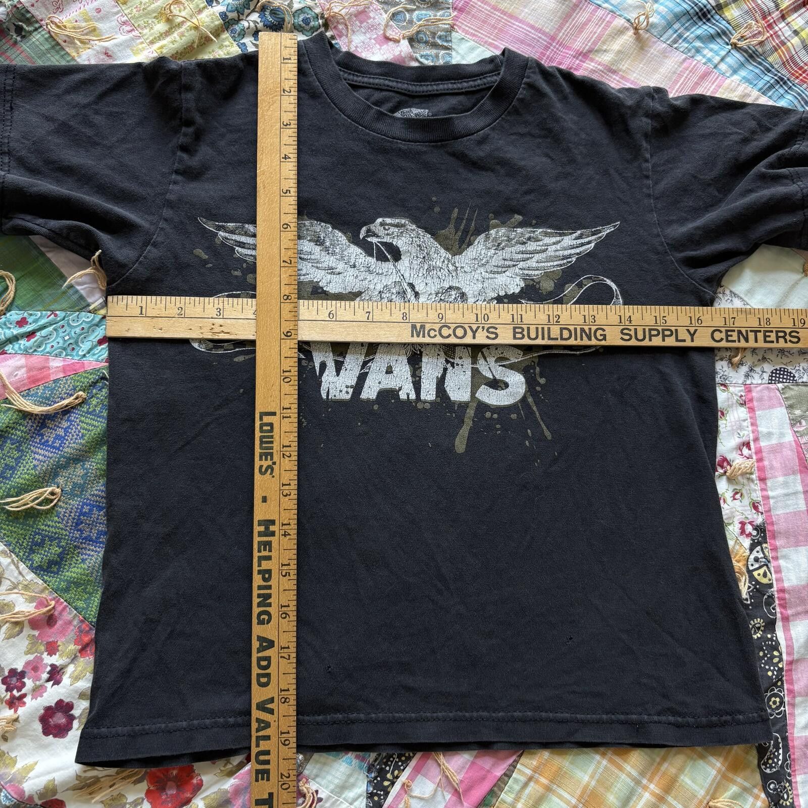 Vans Vintage Y2K Vans Checkerboard Wings Grunge Women’s Baby Tee Size S / US 4 / IT 40 - 4 Thumbnail
