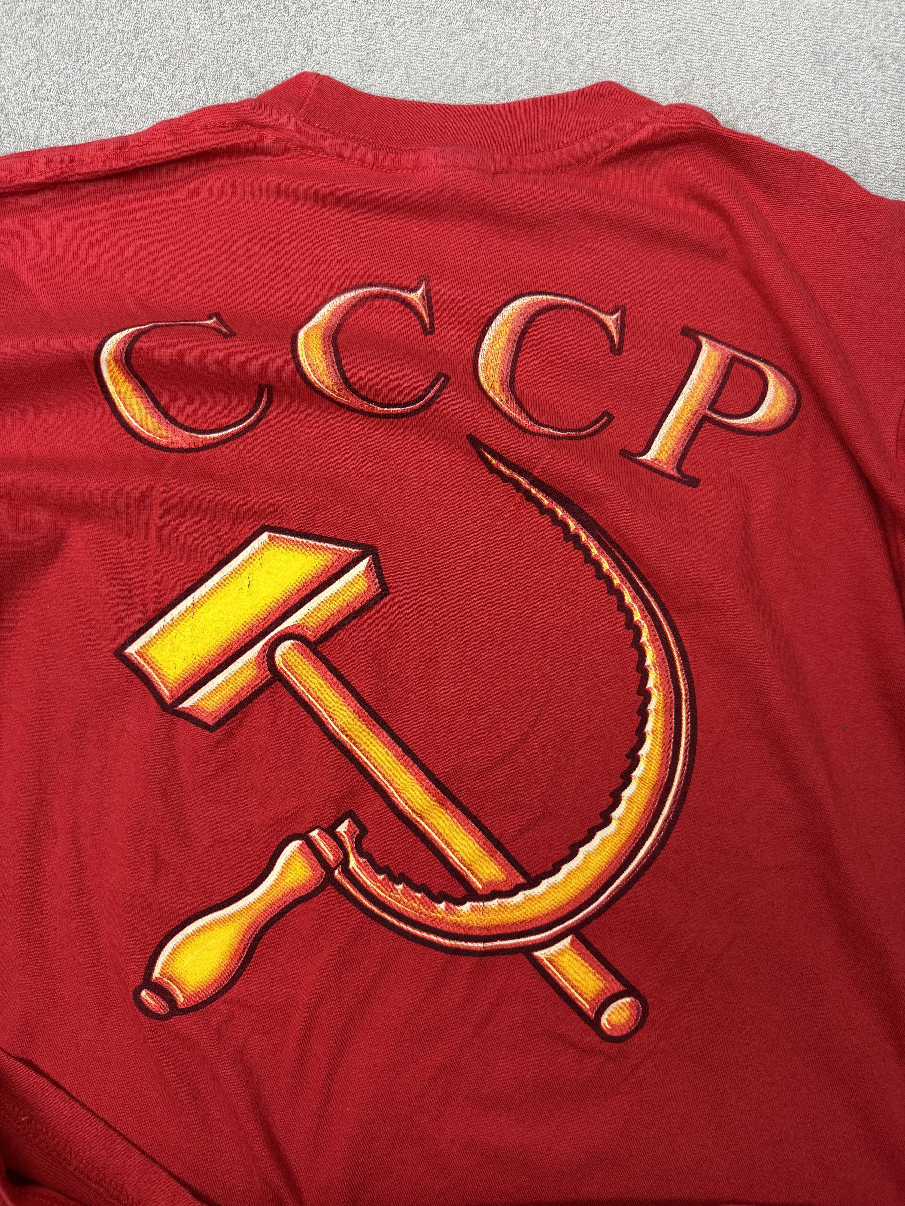 Cccp Vintage Red CCCP Soviet T-shirt Size US L / EU 52-54 / 3 - 6 Thumbnail