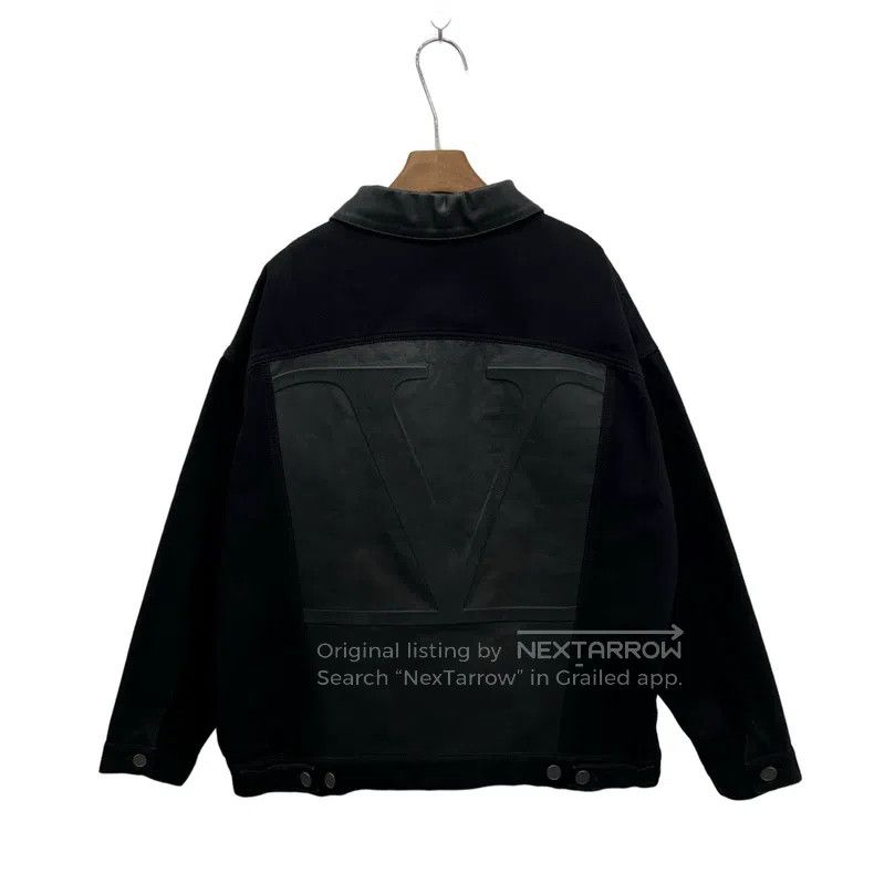 Valentino Valentino Embossed logo patchwork denim jacket jacket Size US M / EU 48-50 / 2 - 3 Thumbnail