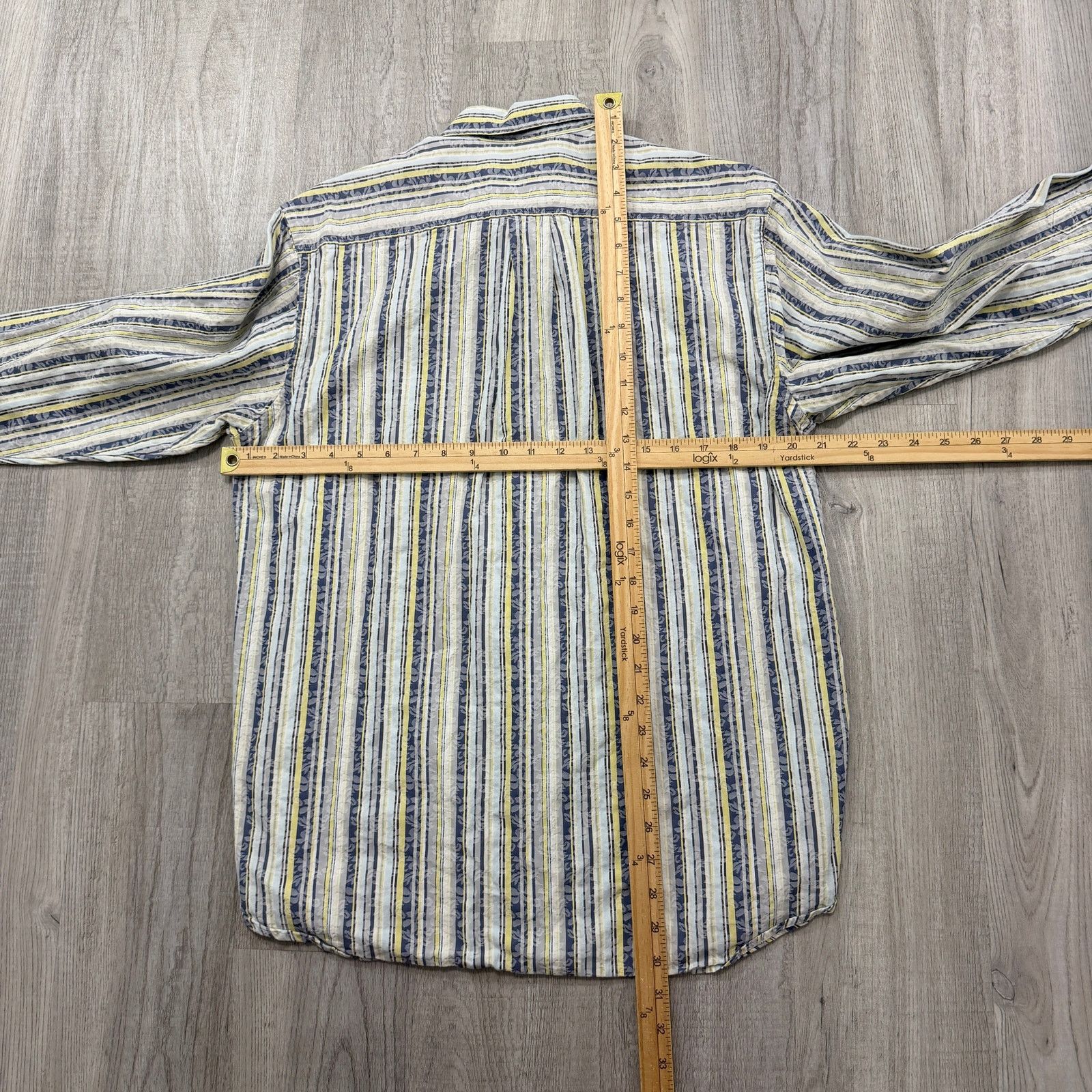 Tommy Bahama Tommy Bahama Button Shirt Men's Medium Striped Long Sleeve Size US M / EU 48-50 / 2 - 7 Thumbnail