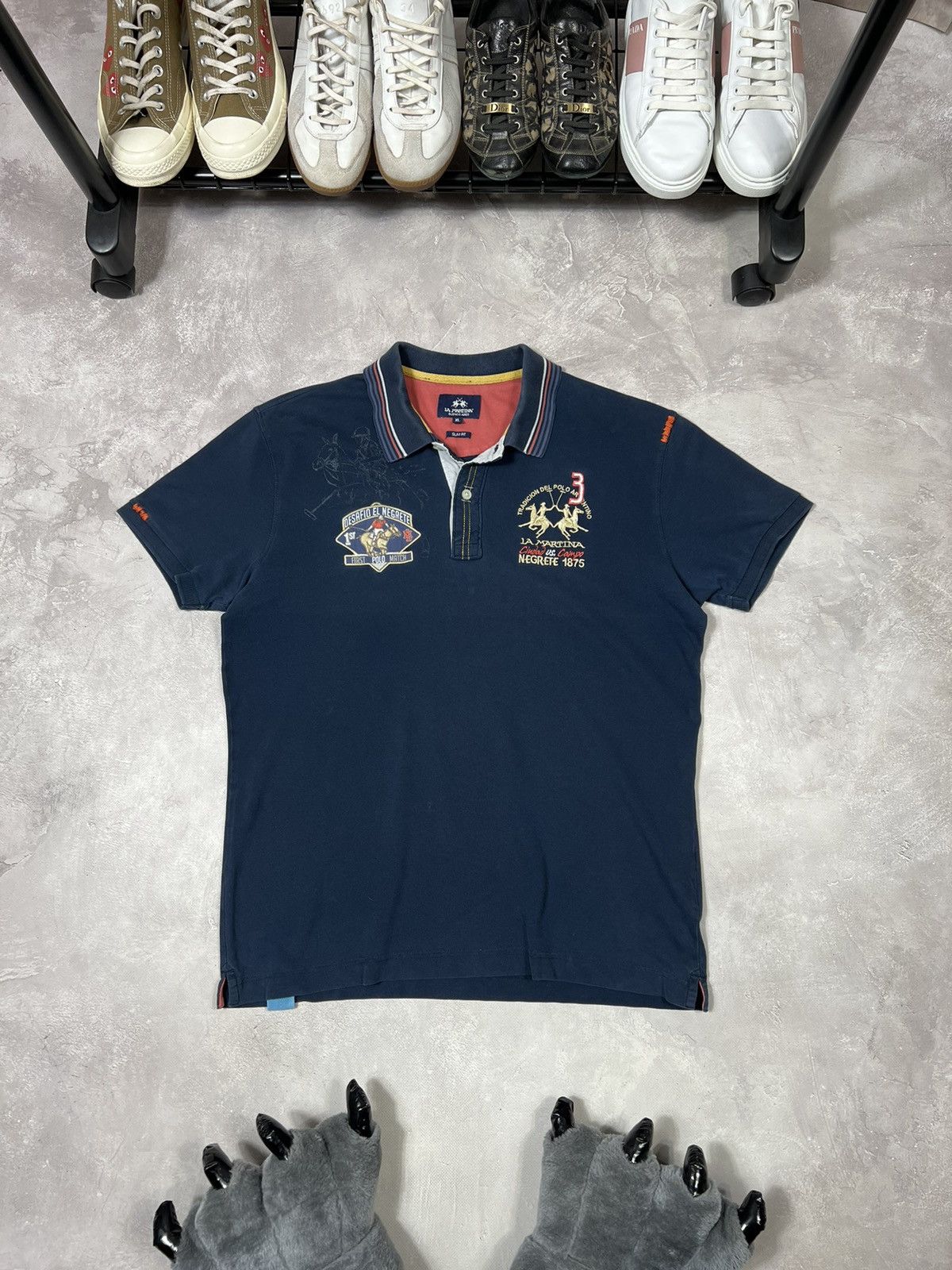La Martina × Polo Ralph Lauren × Vintage Vintage La Martina 3 Y2k Polo Tee Size US XL / EU 56 / 4 - 1 Thumbnail