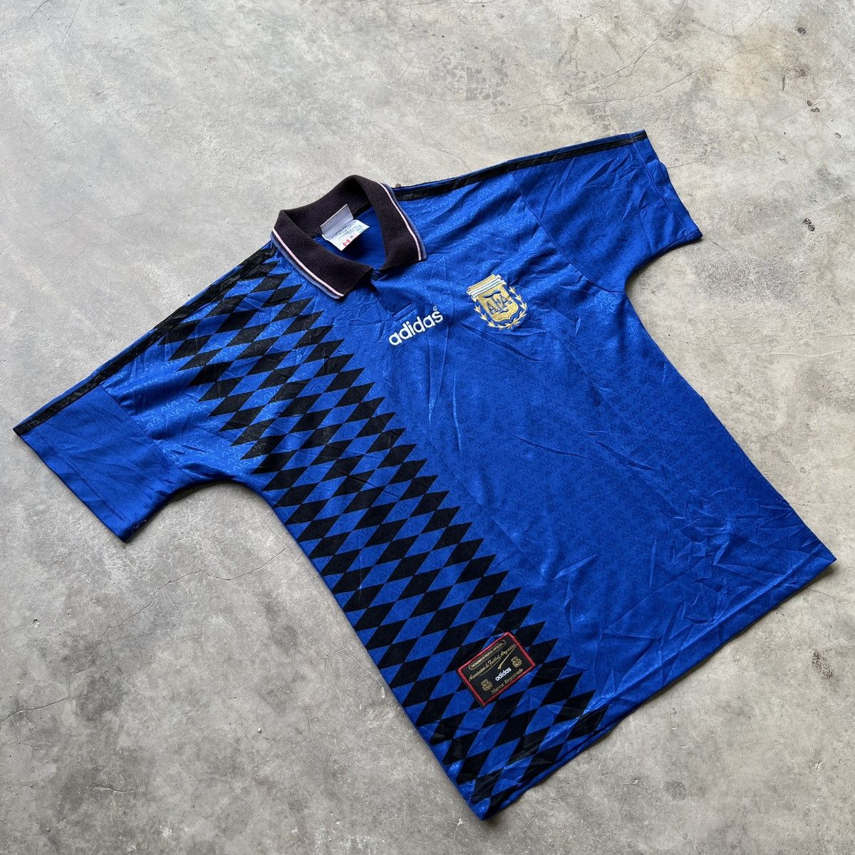 Adidas 🔥 1994 VINTAGE ARGENTINA ADIDAS AWAY JERSEY Size US L / EU 52-54 / 3 - 2 Thumbnail
