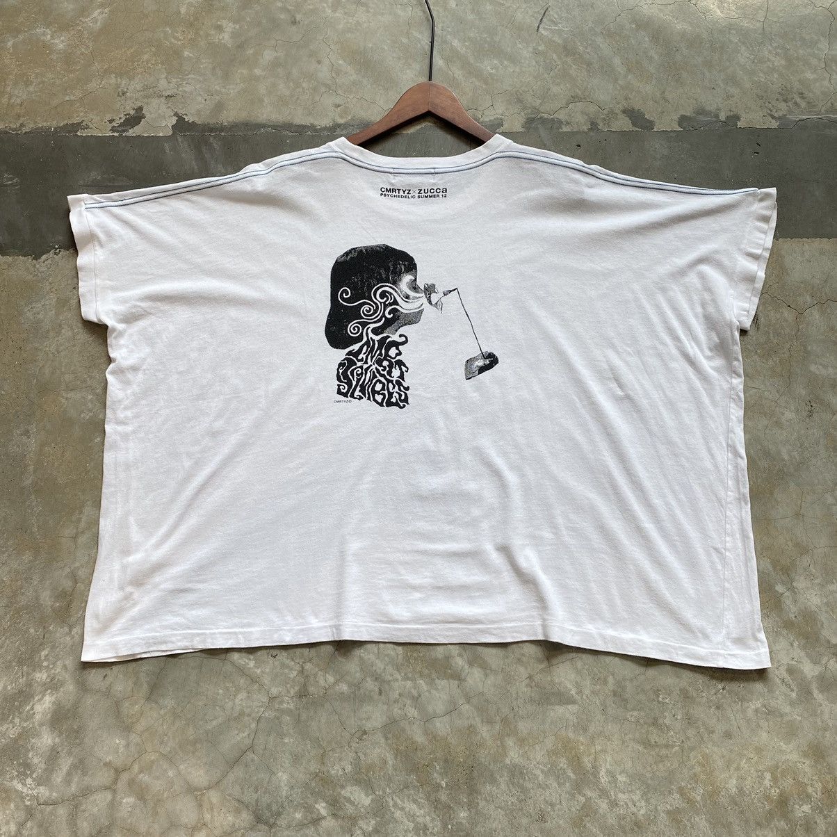 Japanese Brand Vintage Zucca x CMRTYZ Poncho Oversize Tee Size US XXL / EU 58 / 5 - 11 Thumbnail