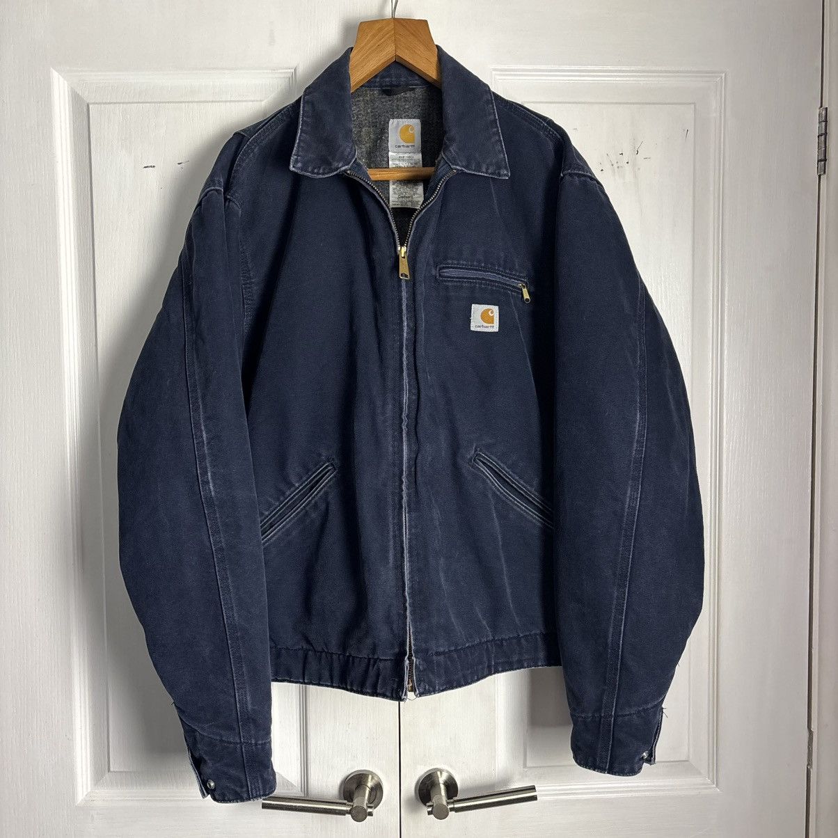Carhartt Vintage Carharrt EJ97 MDT Detroit workwear jacket Size US L / EU 52-54 / 3 - 6 Thumbnail