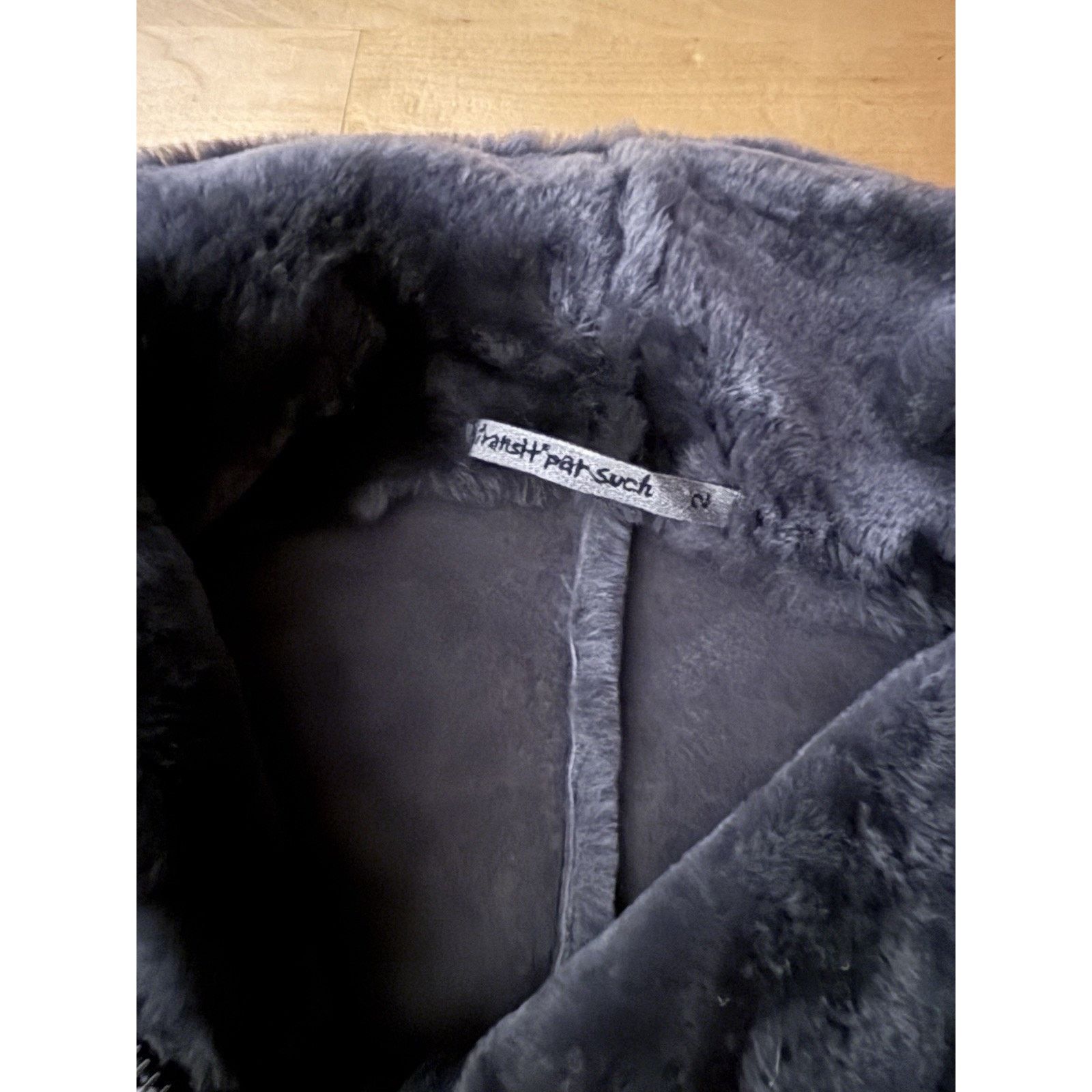Transit Transit Teddy Coat Lambskin Shearling Wool Funnel Zipper 2 Size XS / US 0-2 / IT 36-38 - 3 Thumbnail