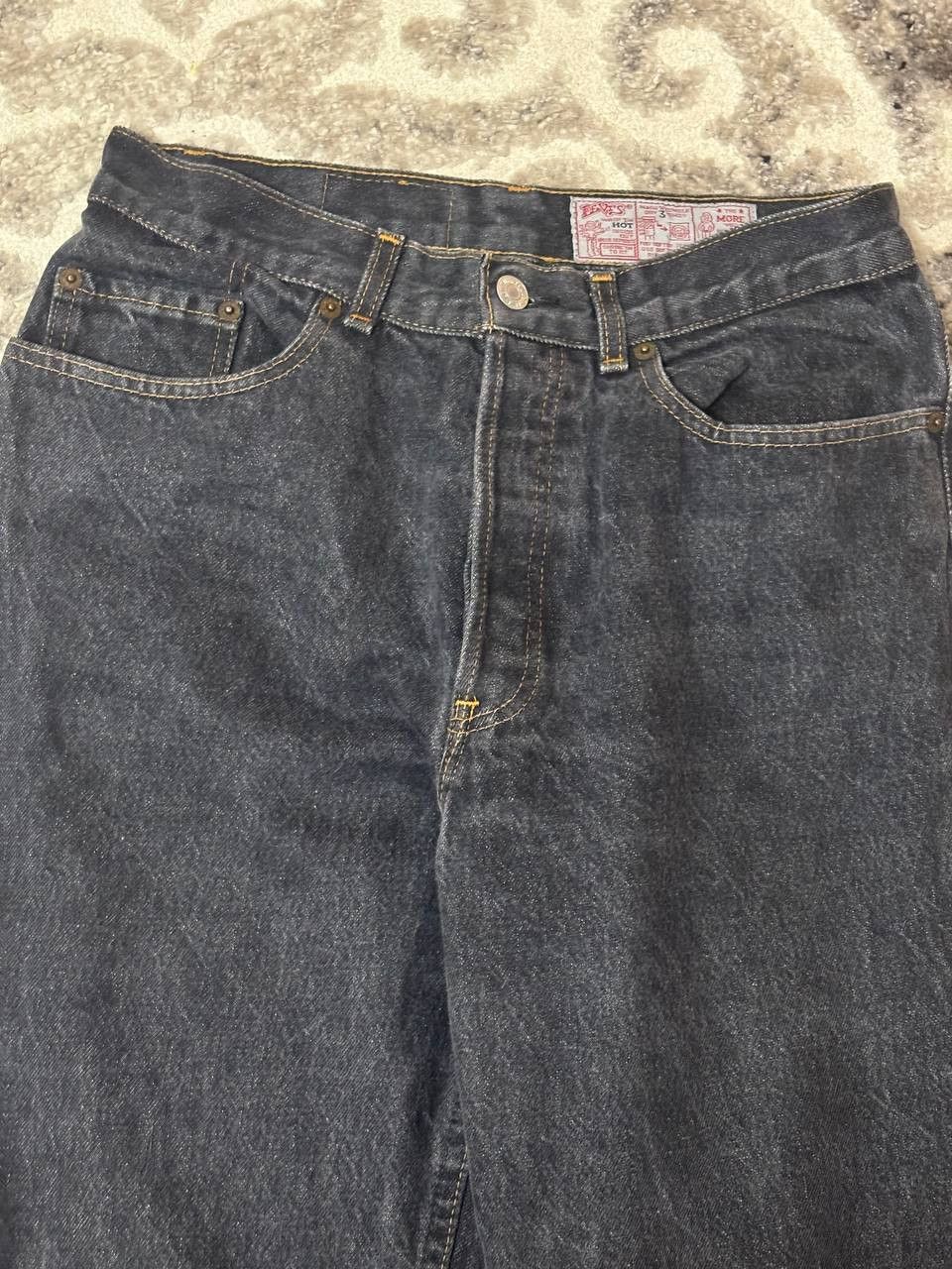 Levi's Vintage Clothing Vintage Levi's 901 High Waisted Skinny Jeans 90s-RARE FRANCE Size 31" - 1 Thumbnail