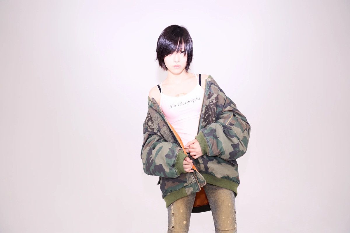 Rough Simmons Camo Bomber Jacket Size US XL / EU 56 / 4 - 5 Thumbnail