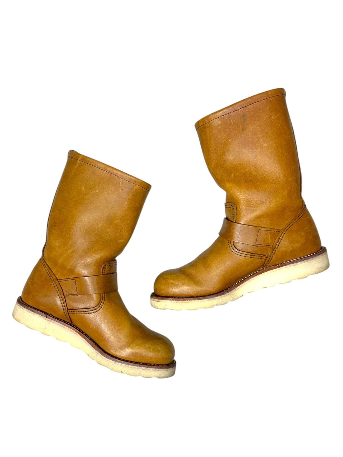 Red Wing Rare USA Vintage Red Wing 9027 Engineer Boot Driftwood Size US 9.5 / IT 39.5 - 2 Thumbnail