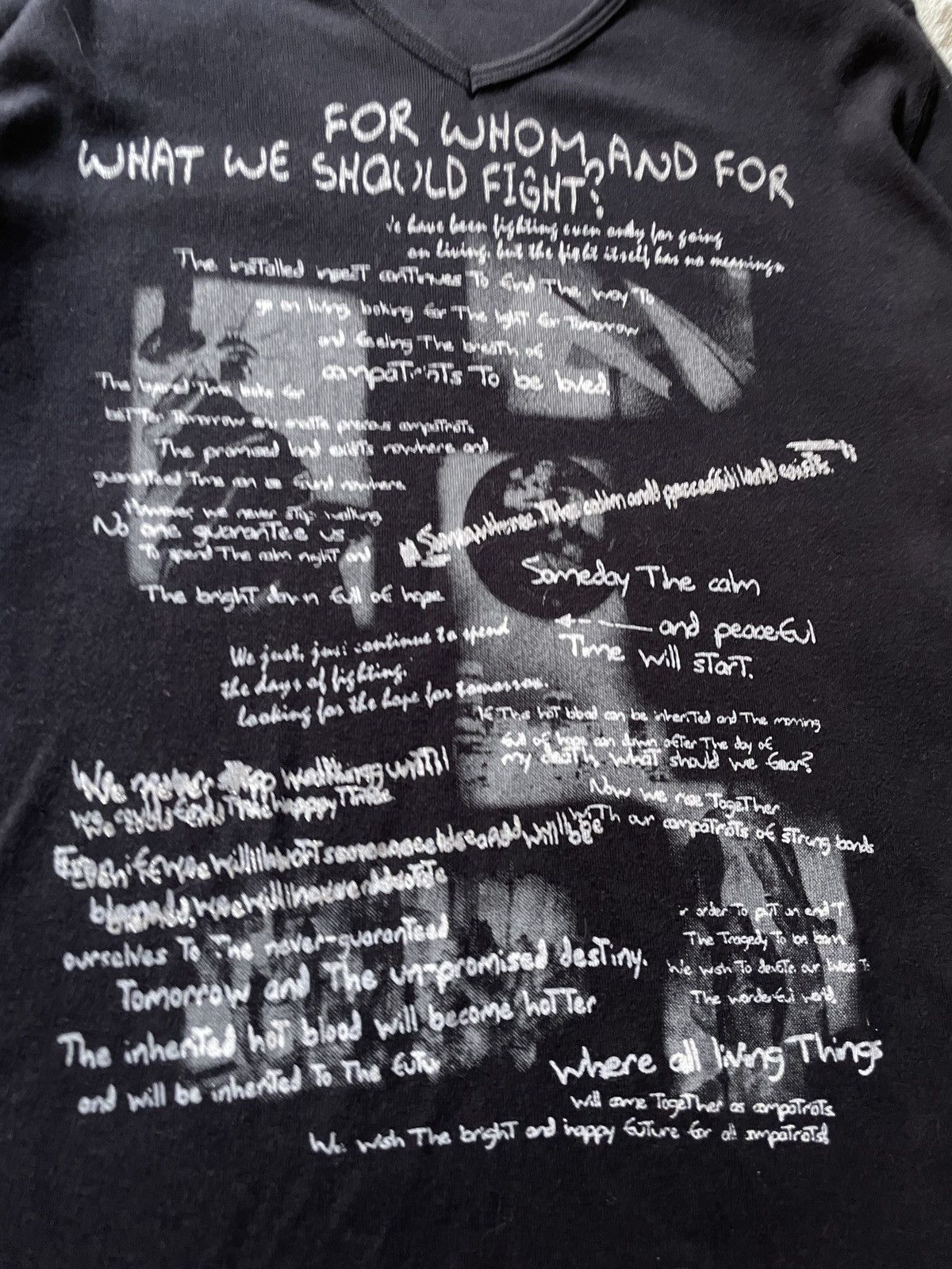 If Six Was Nine 2000s Japanese archive Vkei Giltter Poem V-neck Long Sleeve Size US S / EU 44-46 / 1 - 6 Thumbnail