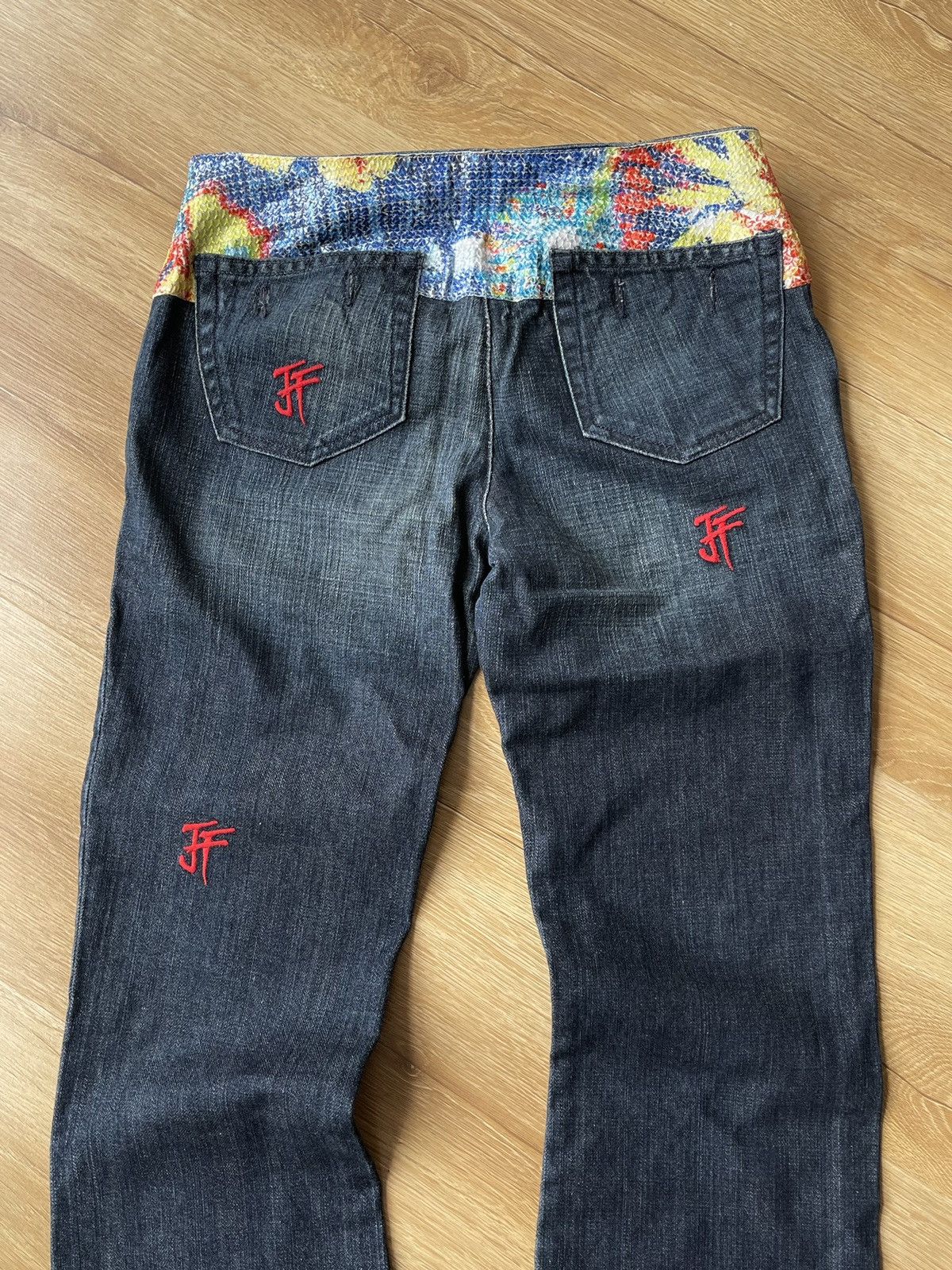 Gianfranco Ferre GIANFRANCO FERRE Japanese Style Flared Jeans Y2K LGB Style Size 27" / US 4 / IT 40 - 11 Thumbnail