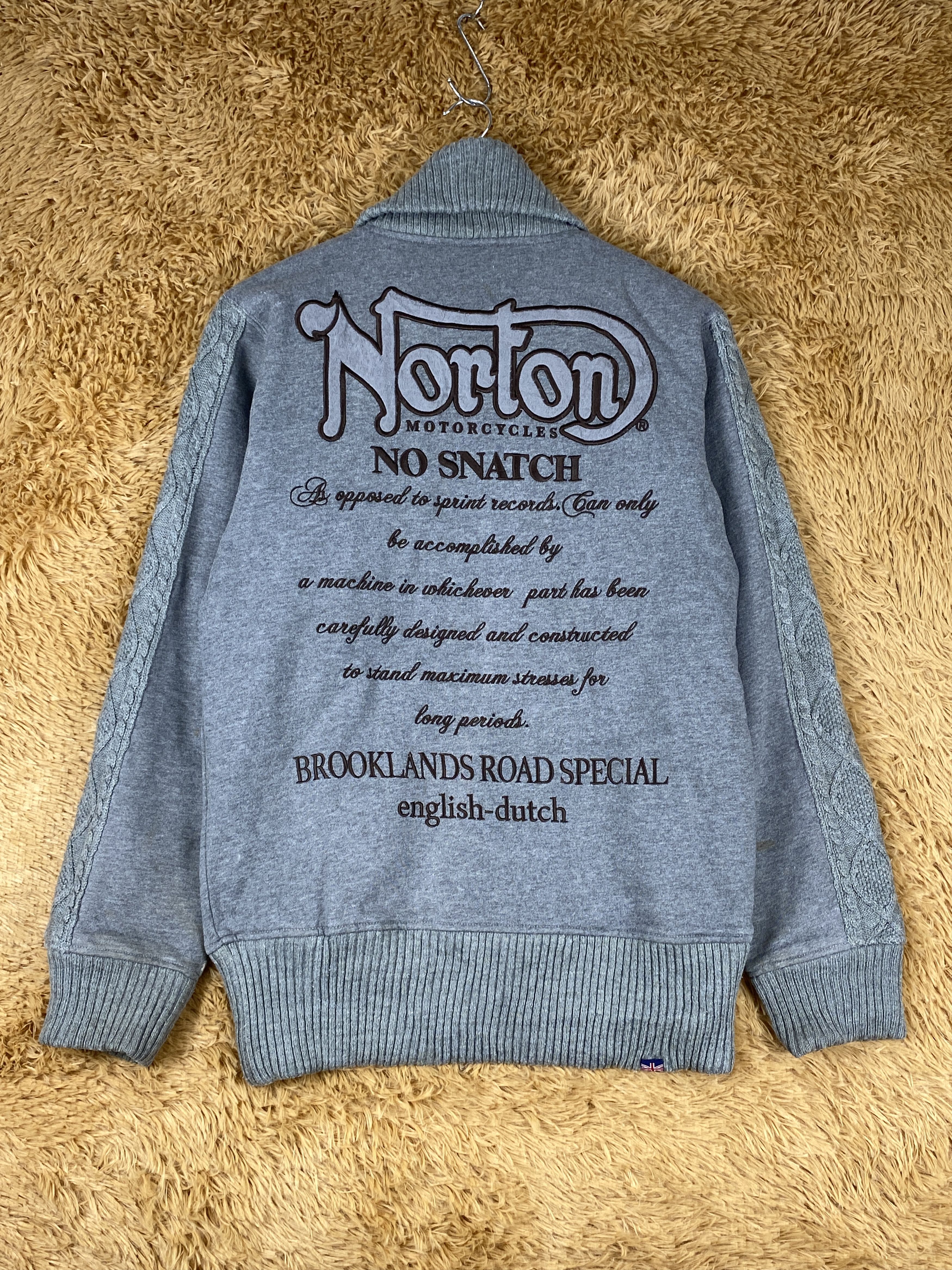 Norton Vintage Norton Motorcycles Rider Sweatshirt J1834 Size US S / EU 44-46 / 1 - 1 Thumbnail