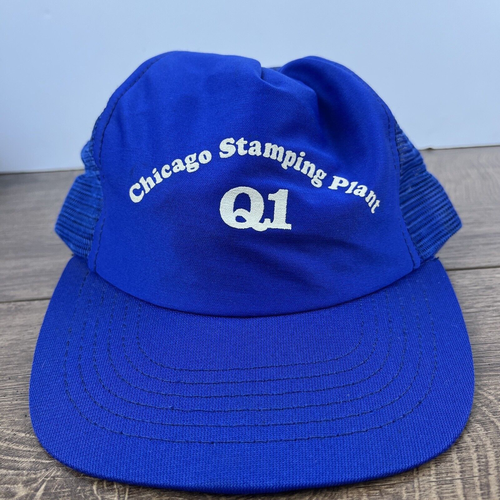 Other Chicago Stamping Plant Hat Q1 Blue Hat Snapback Adjustable A Size ONE SIZE - 2 Thumbnail