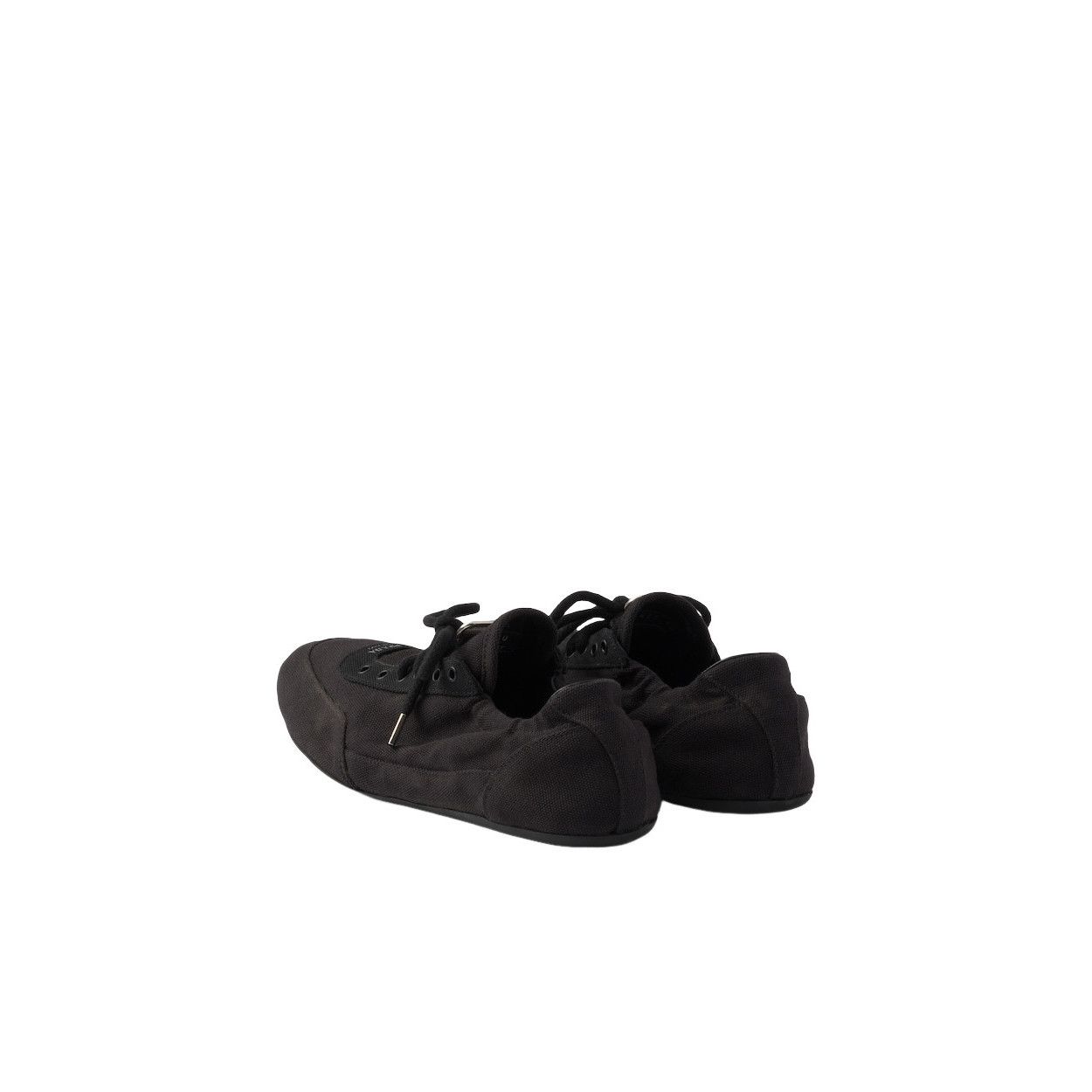Prada PRADA Collapse $1100 Black Canvas Sneakers New & Authentic ( Size US 7.5 / IT 37.5 - 4 Thumbnail