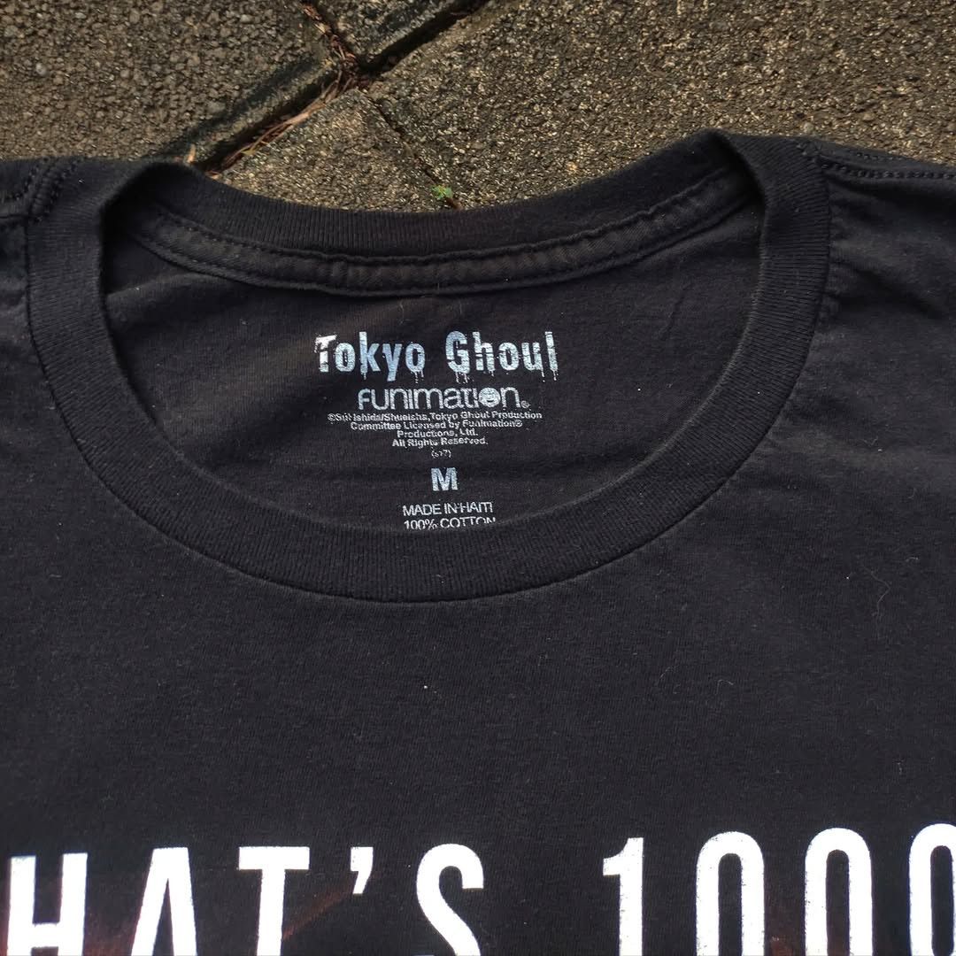 Anime Tokyo Ghoul Kaneki Ken Anime Tee Size US M / EU 48-50 / 2 - 3 Thumbnail