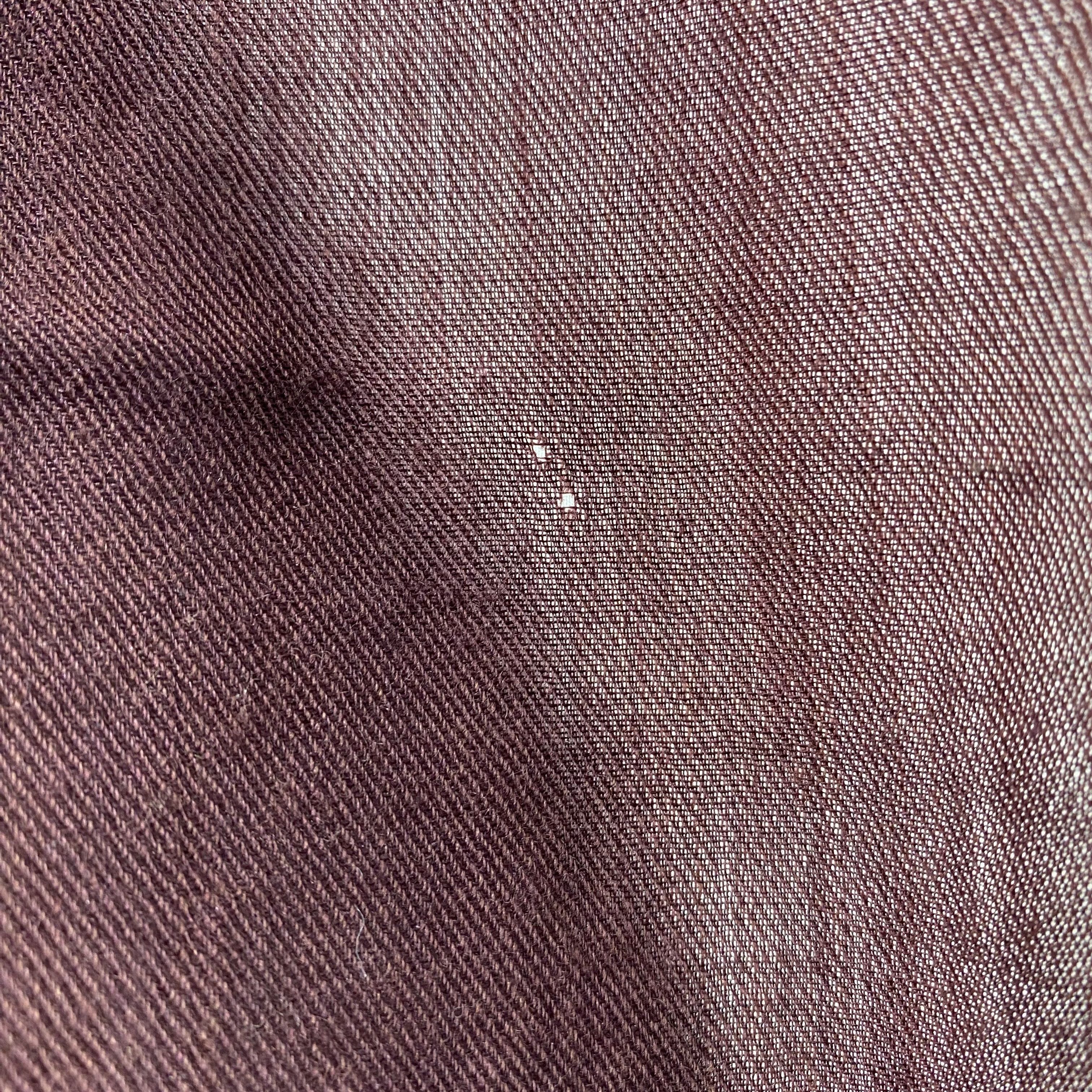 Etro Etro Burgundy Paisley Shawl - Wool Cashmere Silk Blend Size ONE SIZE - 2 Thumbnail