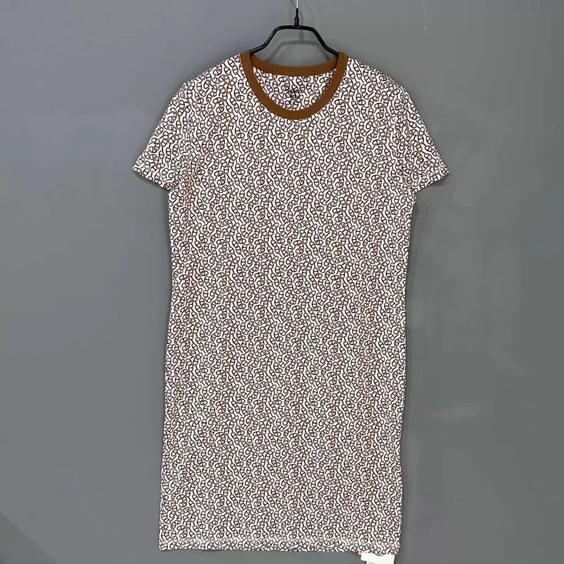 Hermes Hermes Pig nose full-print short-sleeve dress Size XS / US 0-2 / IT 36-38 - 2 Thumbnail