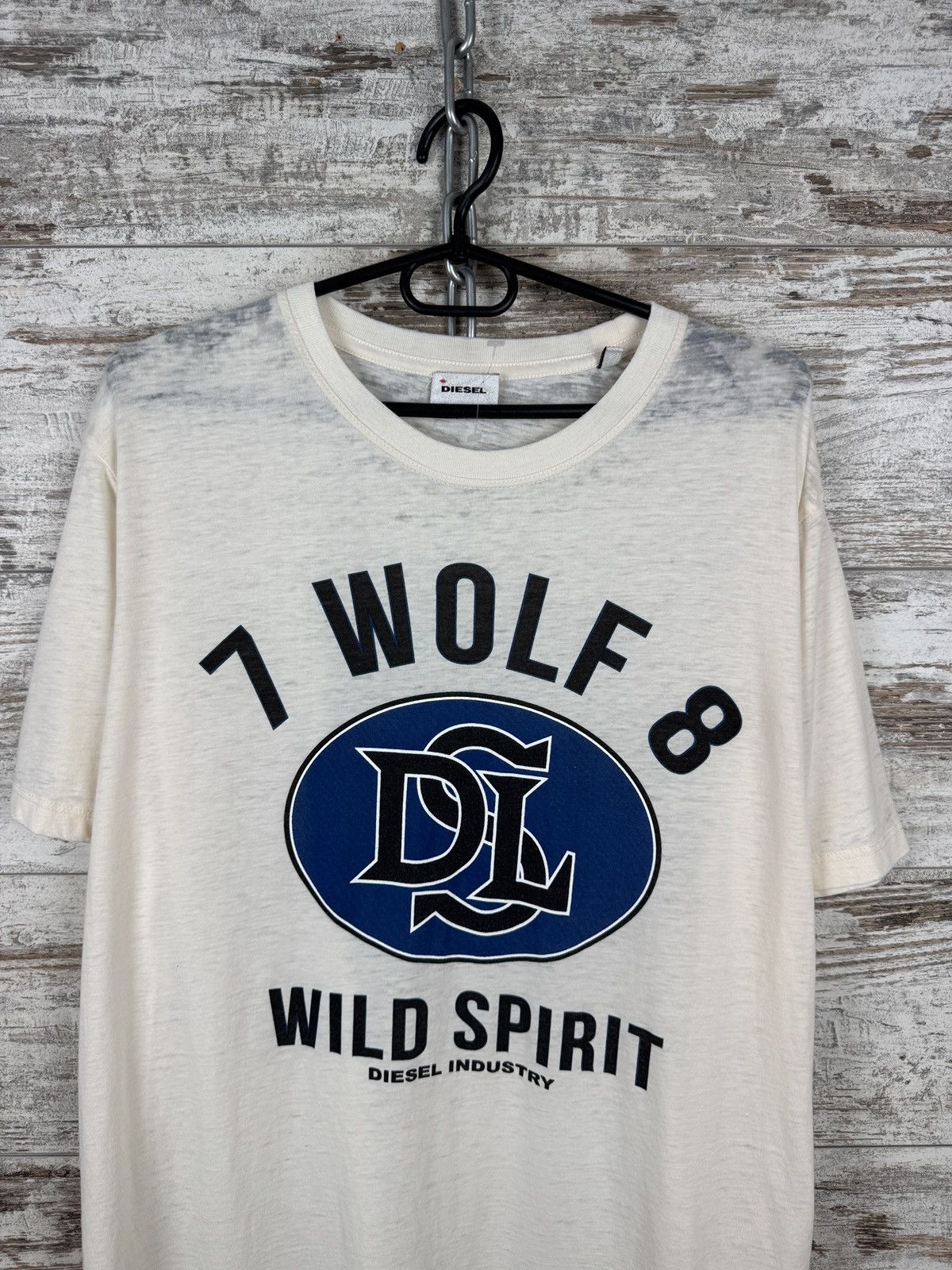 Diesel × Diesel Black Gold Mens Vintage Diesel T-shirt big logo black gold tee y2k rare Size US XL / EU 56 / 4 - 3 Thumbnail