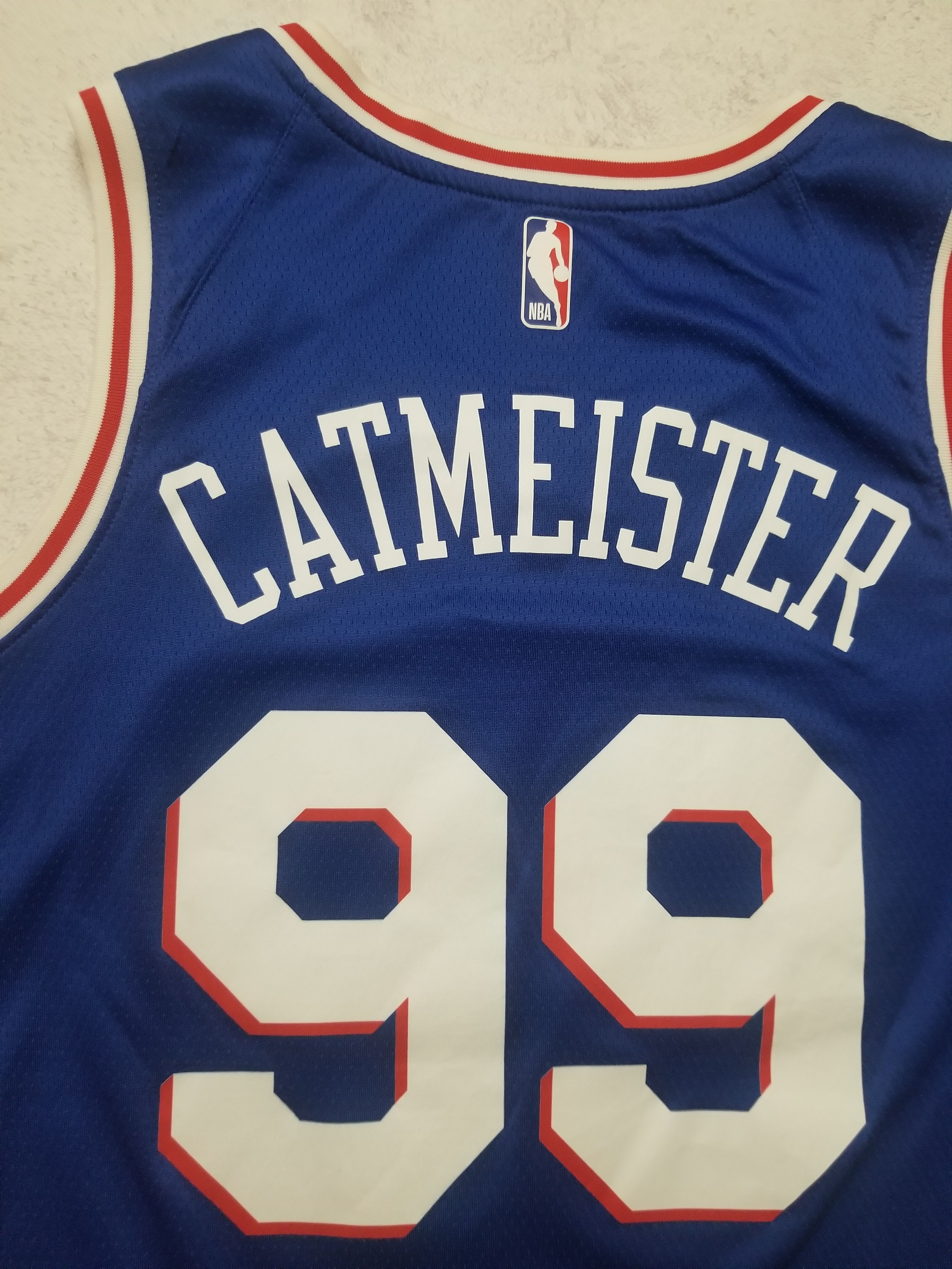 Nike Philadelphia 76ers Icon Edition #99 Catmeister Jersey Size US XL / EU 56 / 4 - 11 Thumbnail