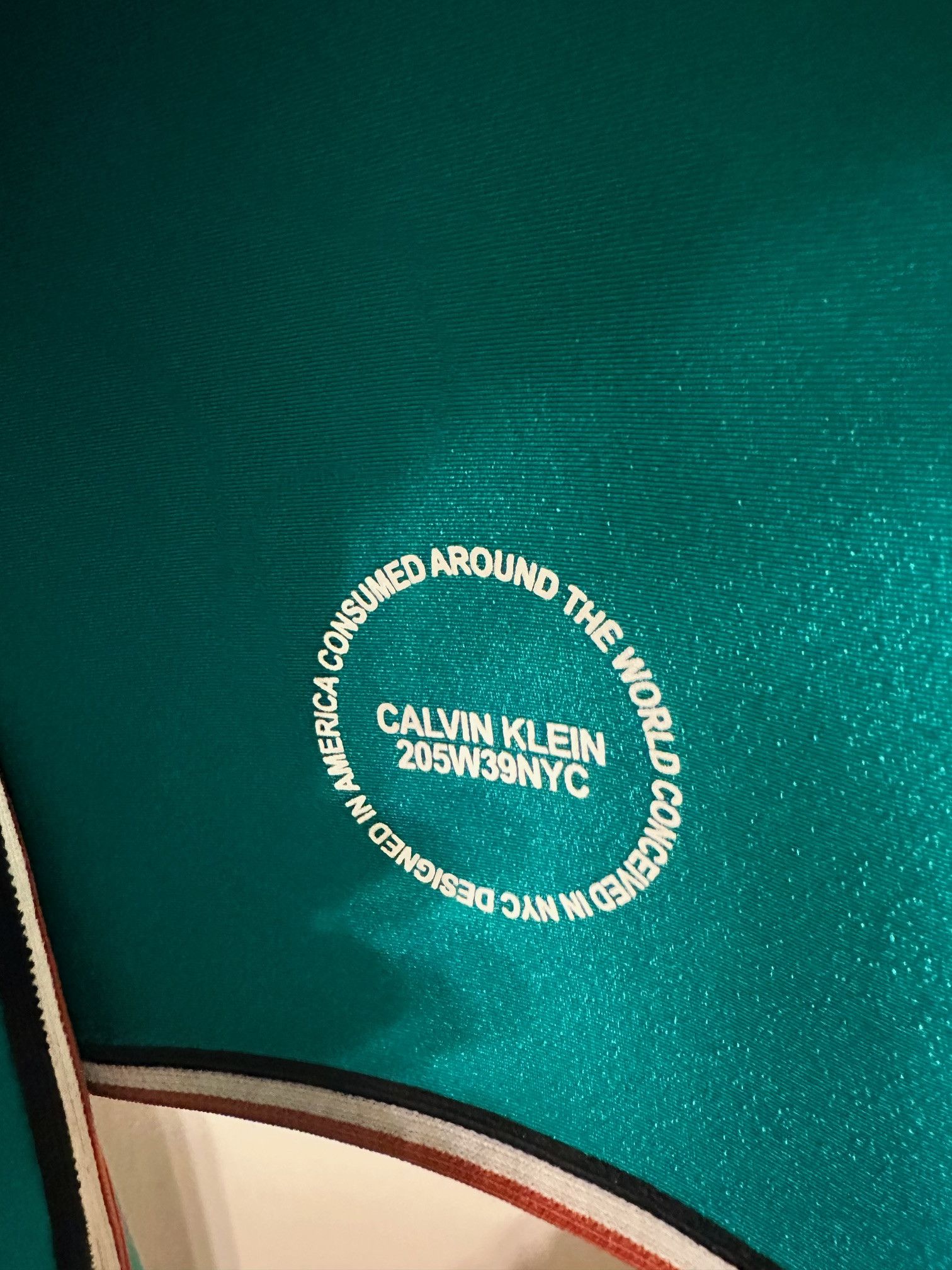 Calvin Klein 205W39NYC Calvin Klein 205W39NYC Raf Simons aqua coat size L Size US L / EU 52-54 / 3 - 8 Thumbnail