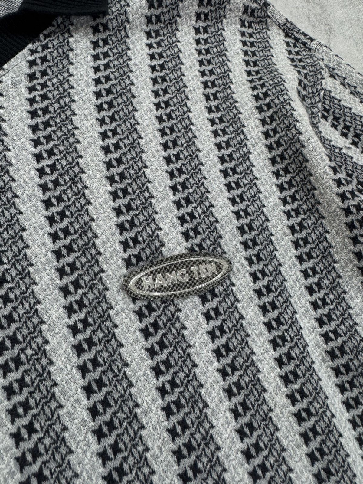Hang Ten HANG TEN Polo Long Sleeve Knit Vintage Sweater Mens Size US L / EU 52-54 / 3 - 5 Thumbnail