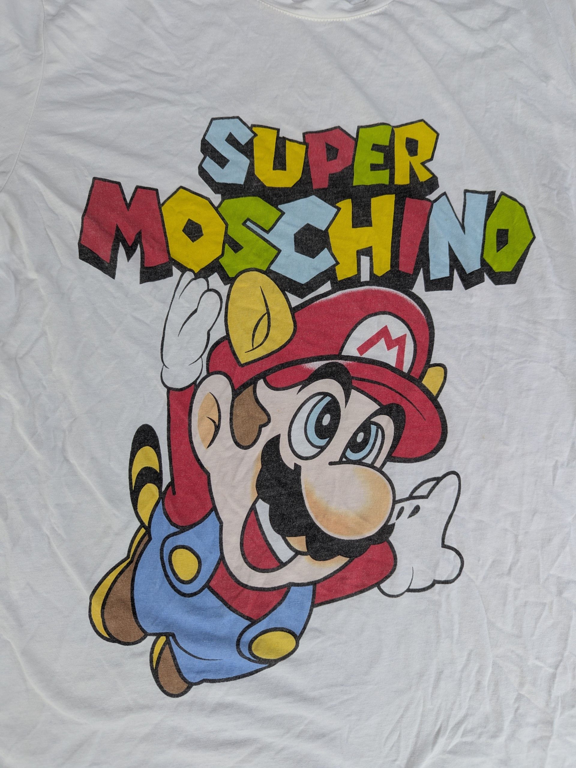 Moschino × Vintage Vintage Moschino Couture Super Moschino Mario Tee Size US S / EU 44-46 / 1 - 4 Thumbnail