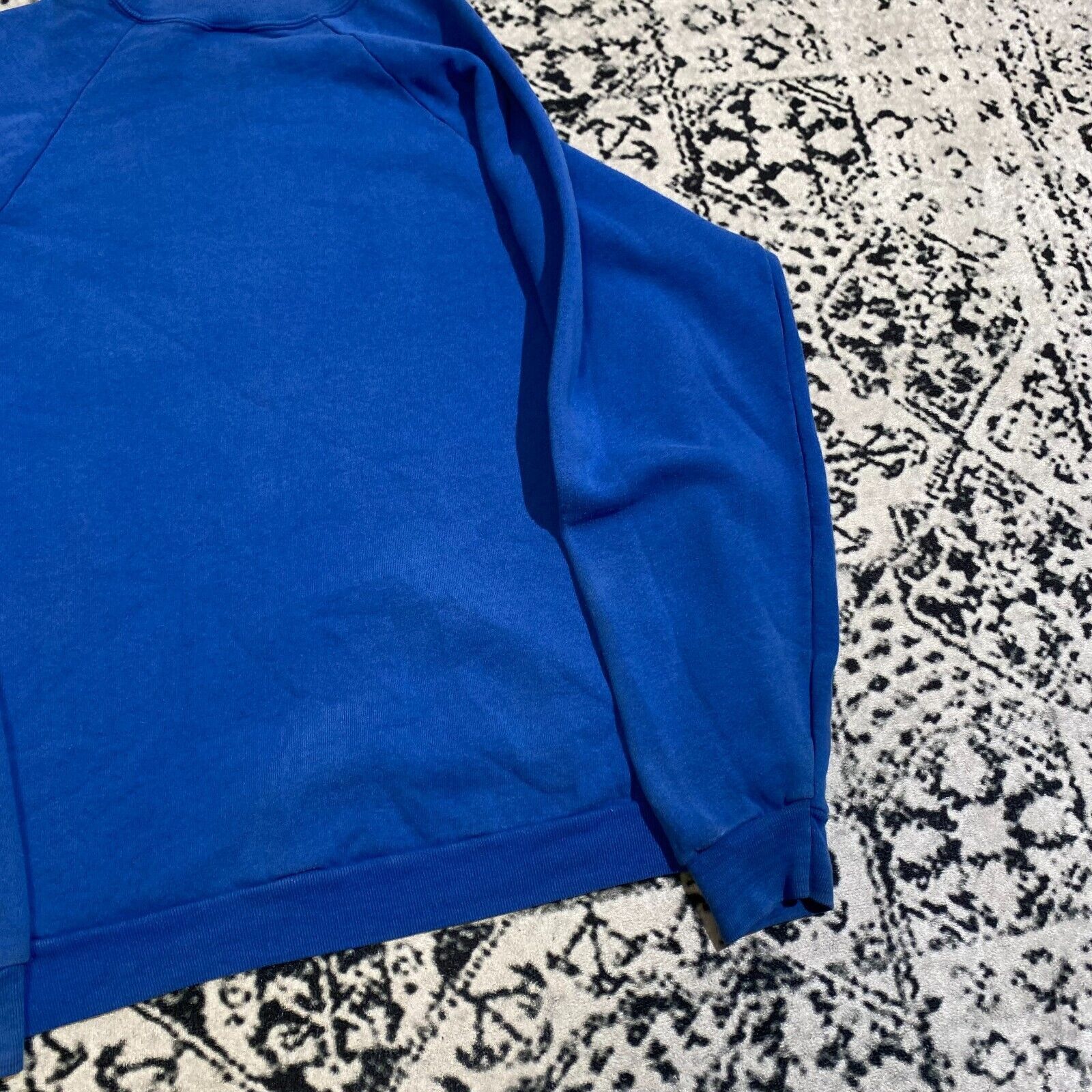 Vintage Vintage Blue Cotton Crewneck Size XL Y2K 90s Essential Size US XL / EU 56 / 4 - 11 Thumbnail