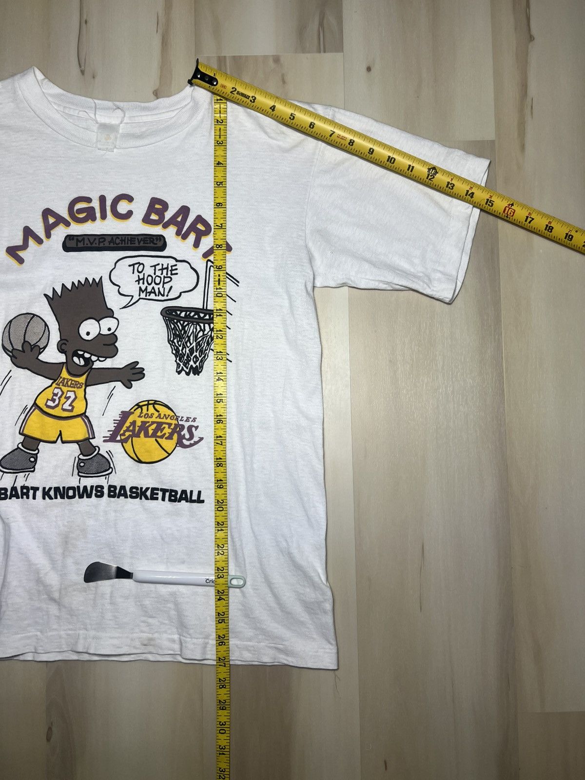 Other VTG Bart Simpson Shirt Magic Johnson Los Angeles Lakers 80s Size US M / EU 48-50 / 2 - 5 Thumbnail