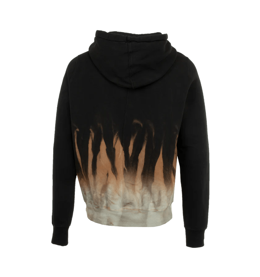 Rick Owens Drkshdw o1h1sh10525 Oversize Crater Hoodie in Black/Terra Size US M / EU 48-50 / 2 - 2 Thumbnail