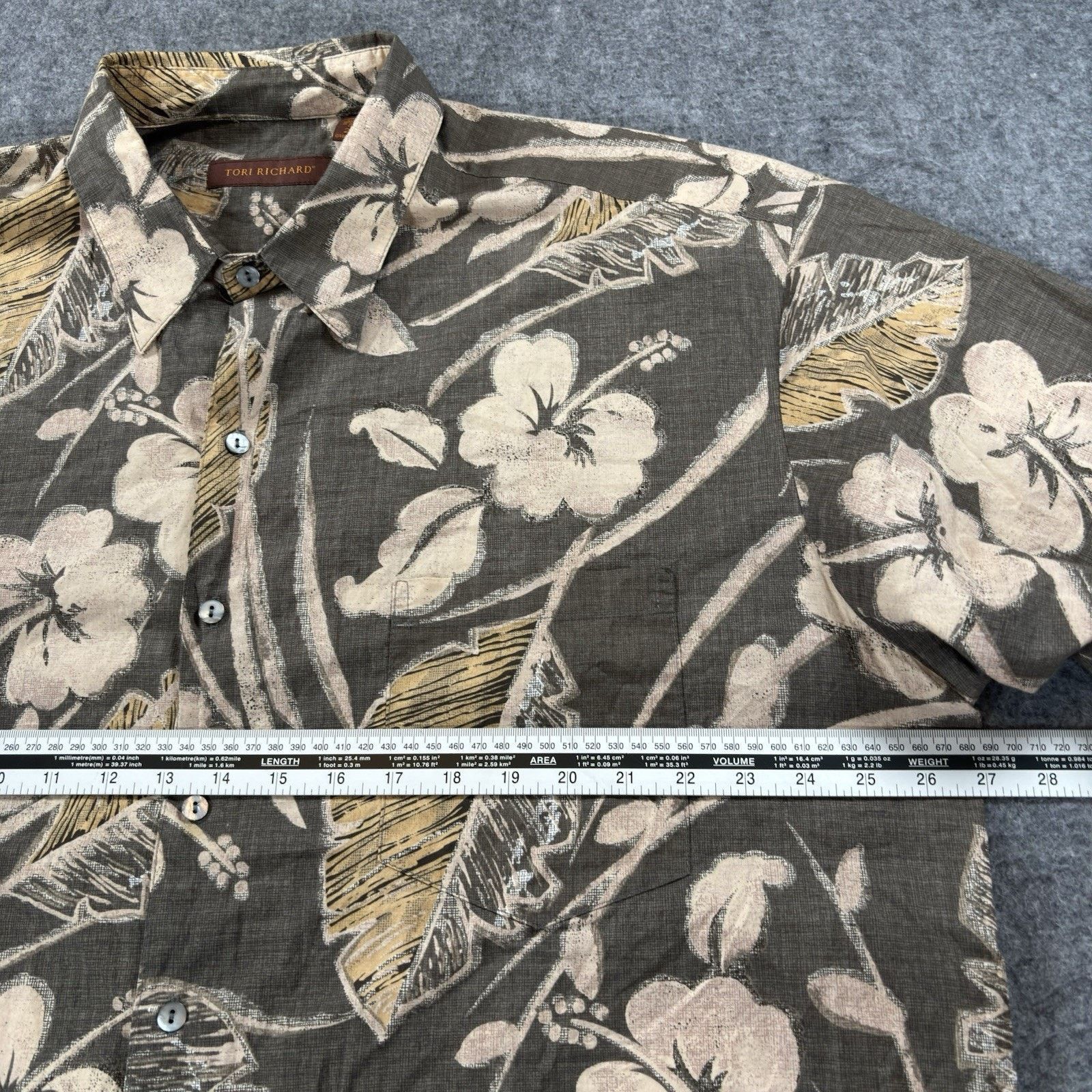 Tori Richard Tori Richard Hawaiian Shirt Mens XXL Floral Cotton Lawn USA Size US XXL / EU 58 / 5 - 5 Thumbnail