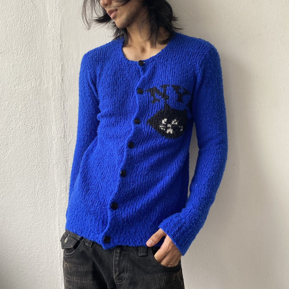 Ne-Net Ne-net by Issey Miyake Cat NYA Button Knitwear Size US XS / EU 42 / 0 - 2 Thumbnail