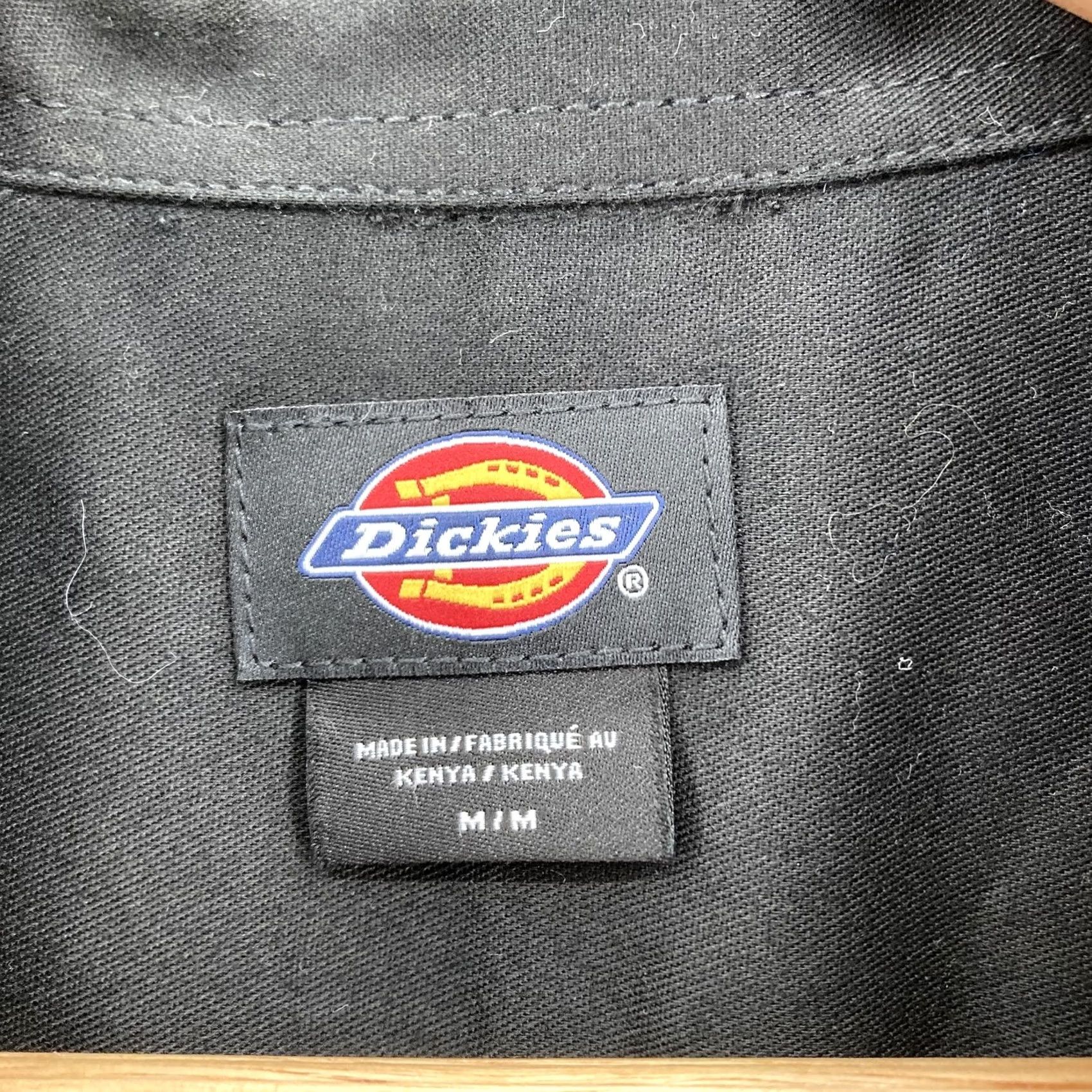 Dickies Dickies Shirt Mens Medium Black Twill Short Sleeve Button Workwear Pockets NWT Size US M / EU 48-50 / 2 - 2 Thumbnail