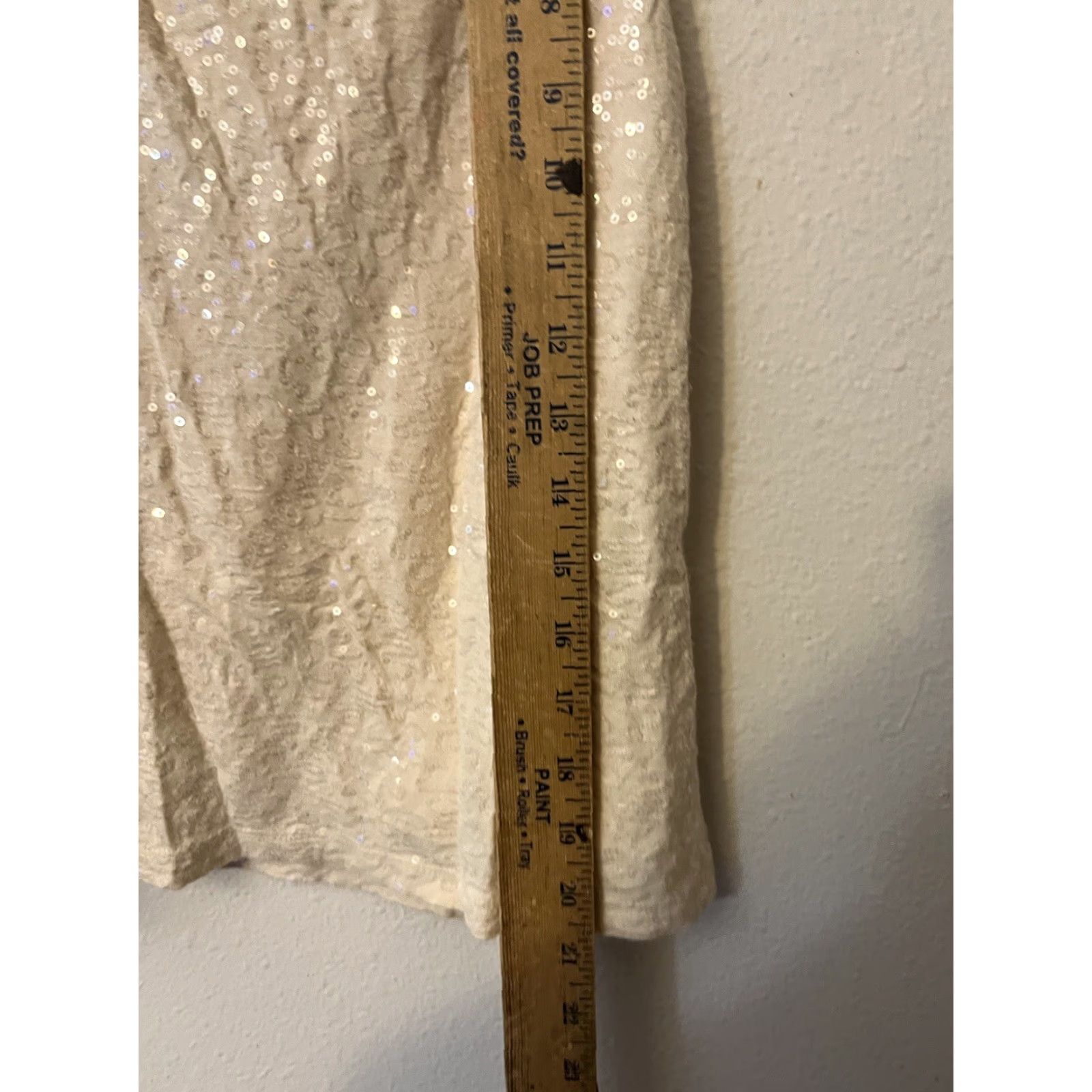 Talbots Talbots Tank Women Sleeveless Sequin Beige Petite P PP Size XXS / US 00 / IT 34 - 4 Thumbnail