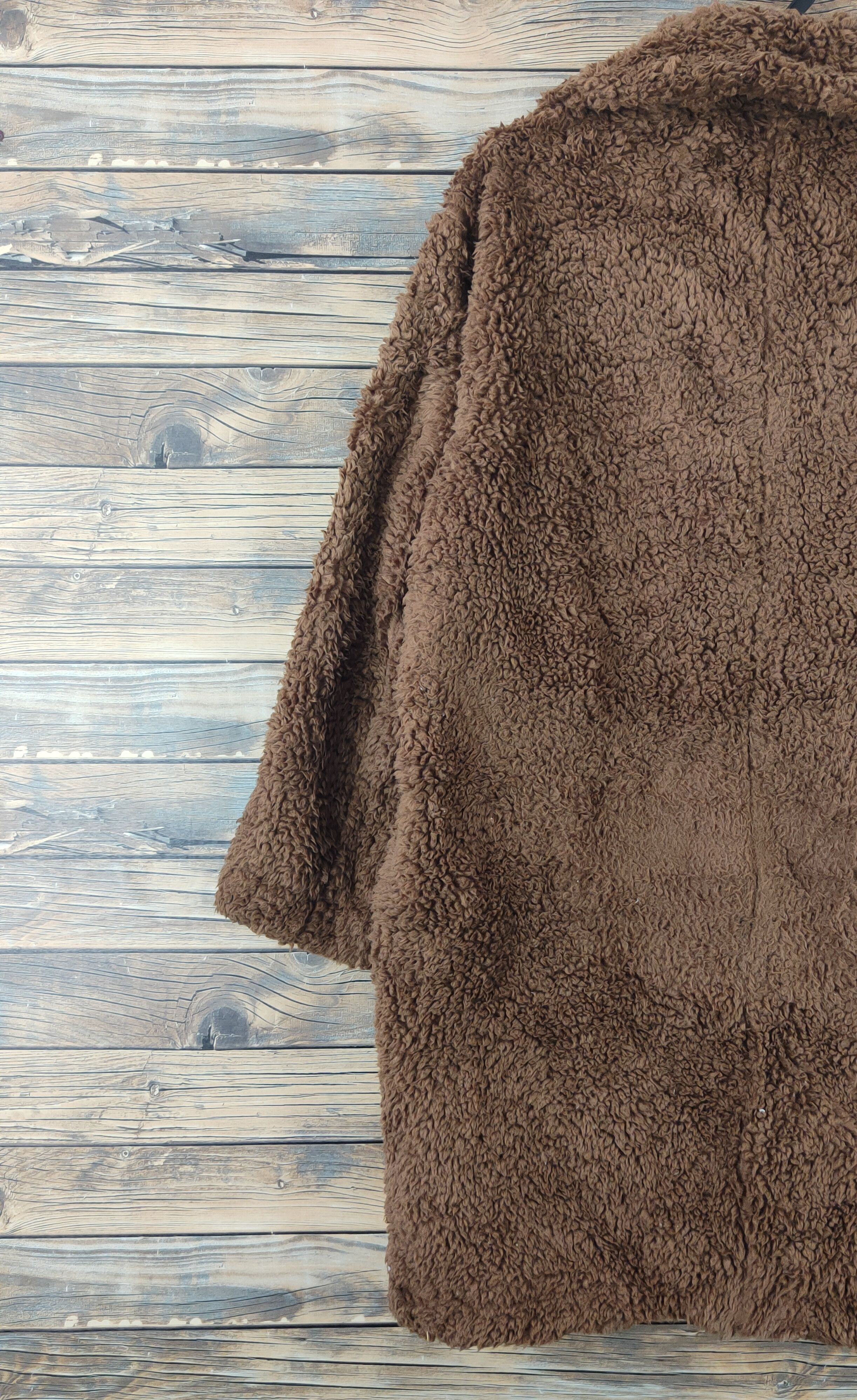 Uniqlo × Vintage Winter ❌ Uniqlo Dark Brown Fur Faux Sweater Coats Size XL / US 12-14 / IT 48-50 - 8 Thumbnail