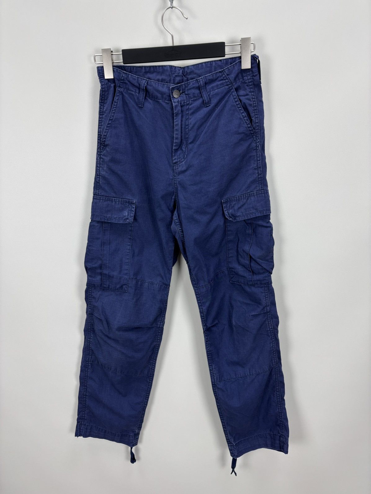 Carhartt Mens cargo pants Carhartt Size XS/S Color Blue Size US 29 - 2 Thumbnail