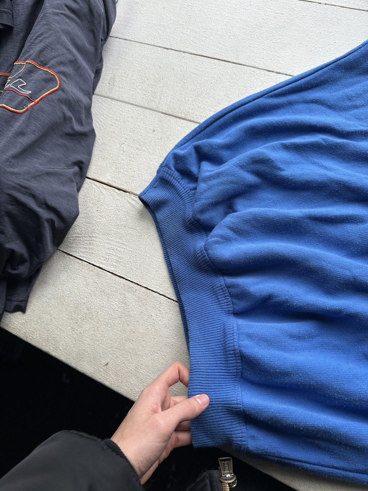 Vintage 🚨 YACHT CLUB BLUE VNTG SALLING BOATING RARE BIG LOGO Size US XL / EU 56 / 4 - 4 Thumbnail