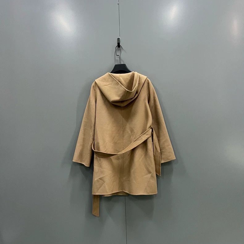 Max Mara Max Mara Camel hooded lace-up coat Size M / US 6-8 / IT 42-44 - 2 Thumbnail