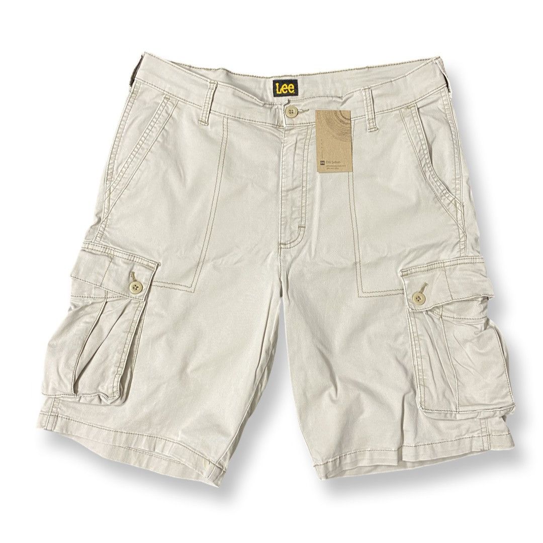 Lee Lee Men’s Beige Cargo Shorts Size 34 Size US 34 / EU 50 - 2 Thumbnail