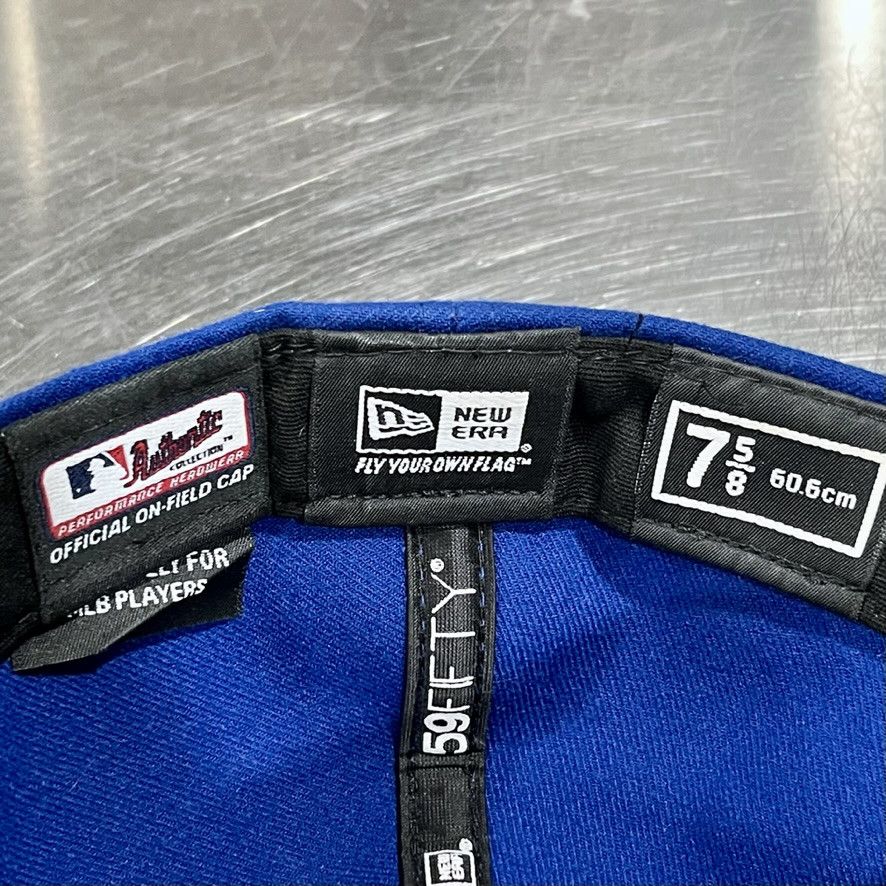 New Era Toronto Blue Jays USA Made Vintage VTG 59FIFTY Hat 7 1/2 Size ONE SIZE - 5 Thumbnail