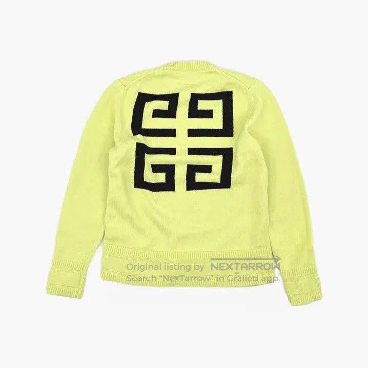 Givenchy Givenchy FW21 Logo Print Long-Sleeve Knit Sweater. Size US XL / EU 56 / 4 - 3 Thumbnail