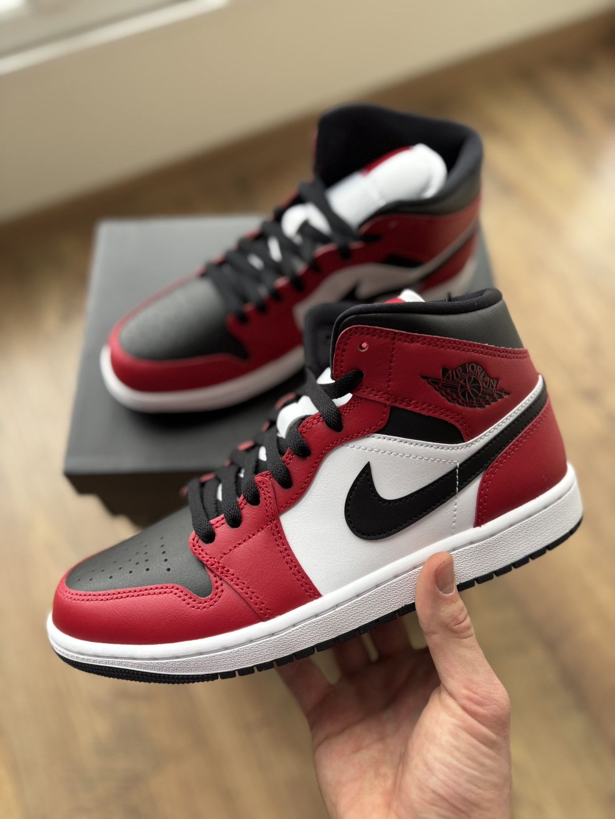 Nike Nike Air Mid 1 “Black / Gym Red” Size US 9.5 / EU 42-43 - 1 Thumbnail