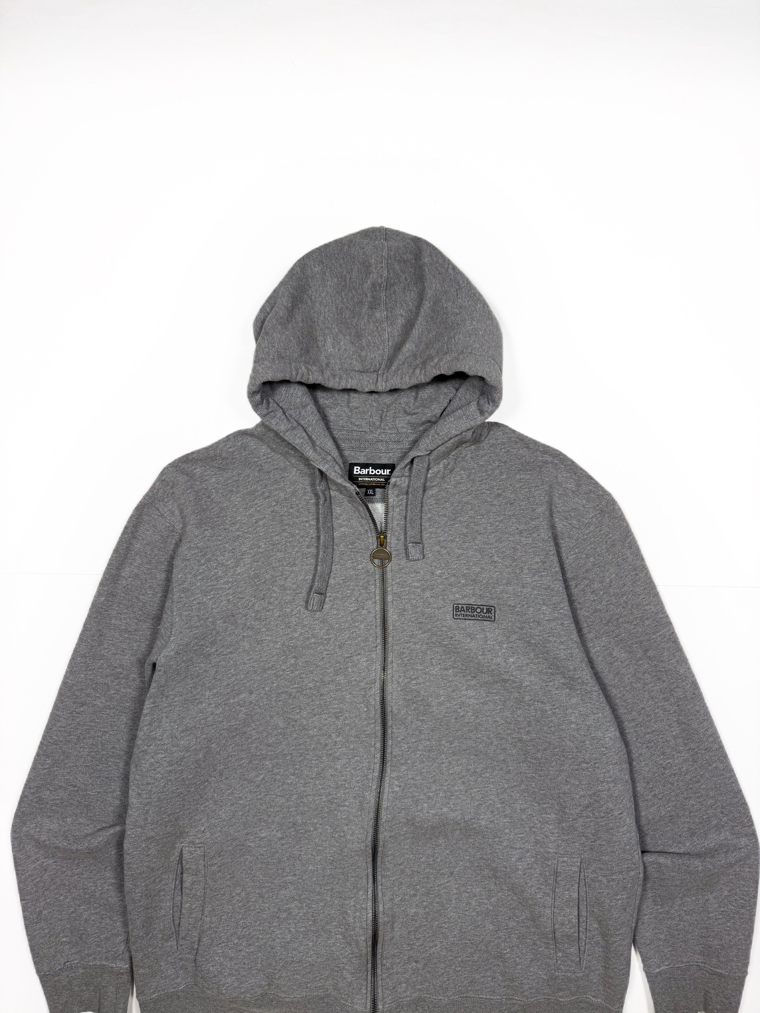 Barbour Men's Barbour Gray Full Zip Hoodie XXL Size US XXL / EU 58 / 5 - 2 Thumbnail