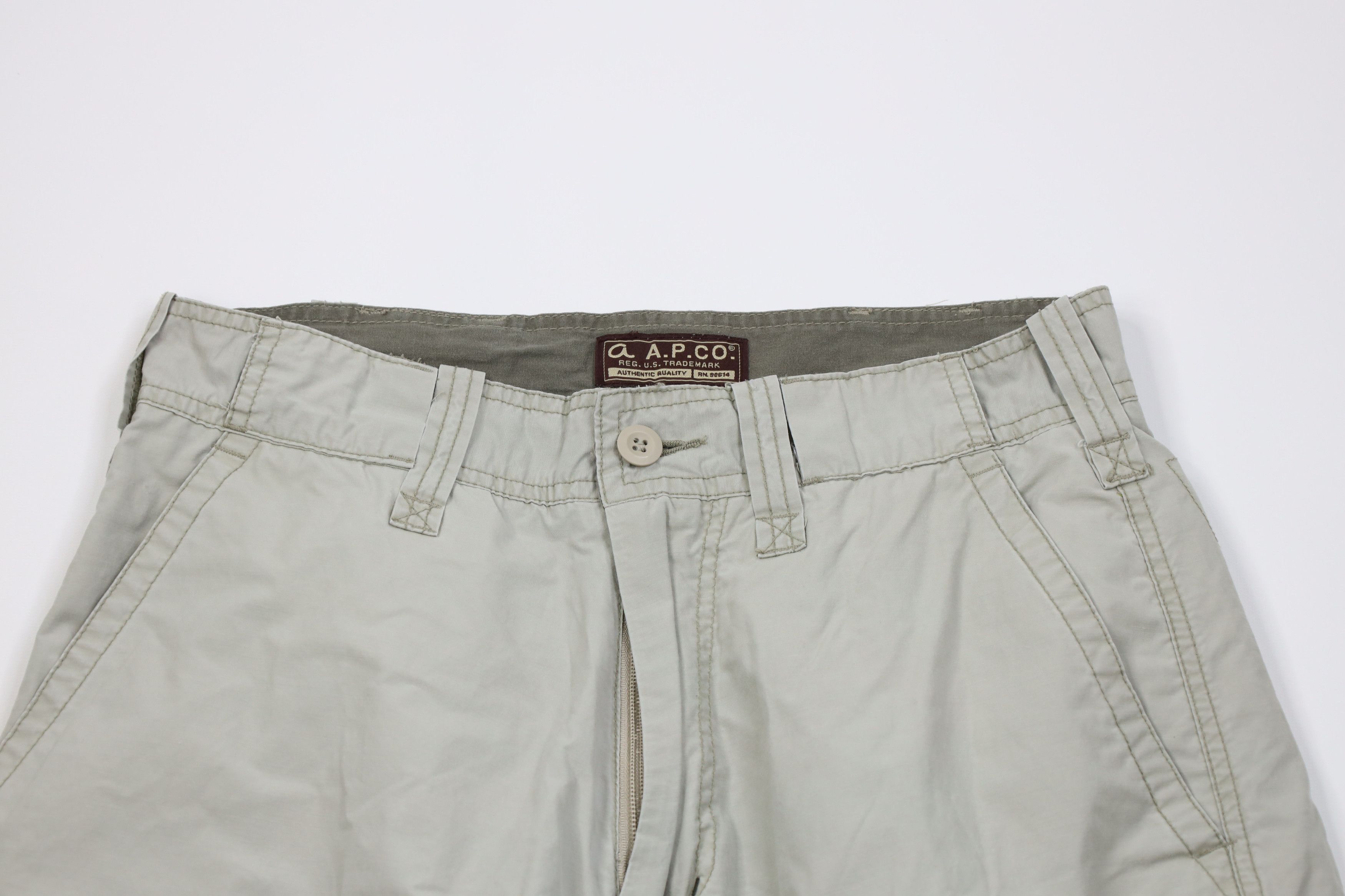 Vintage Vintage 90s Y2K Streetwear Convertible Cargo Pants Green Size US 30 / EU 46 - 2 Thumbnail