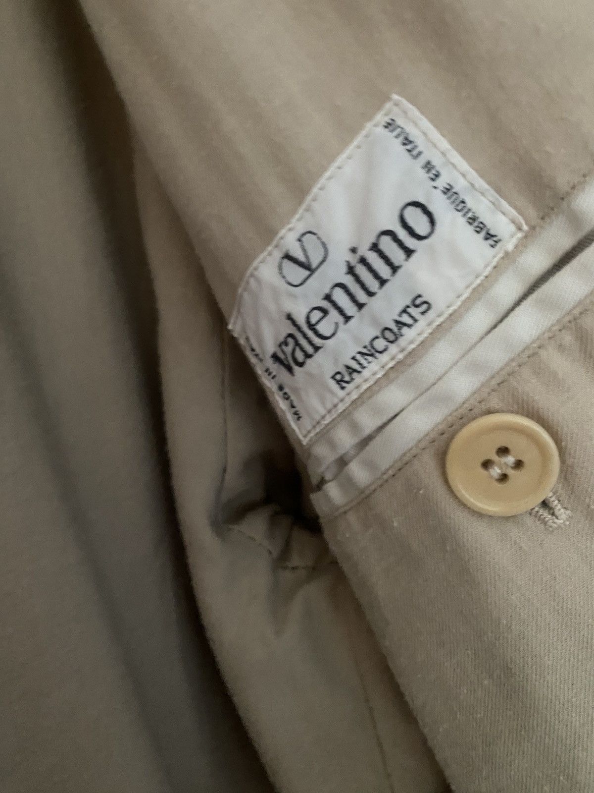 Valentino Vintage Valentino Men’s Trench Coat 90s – Made in Italy Size US XL / EU 56 / 4 - 10 Thumbnail