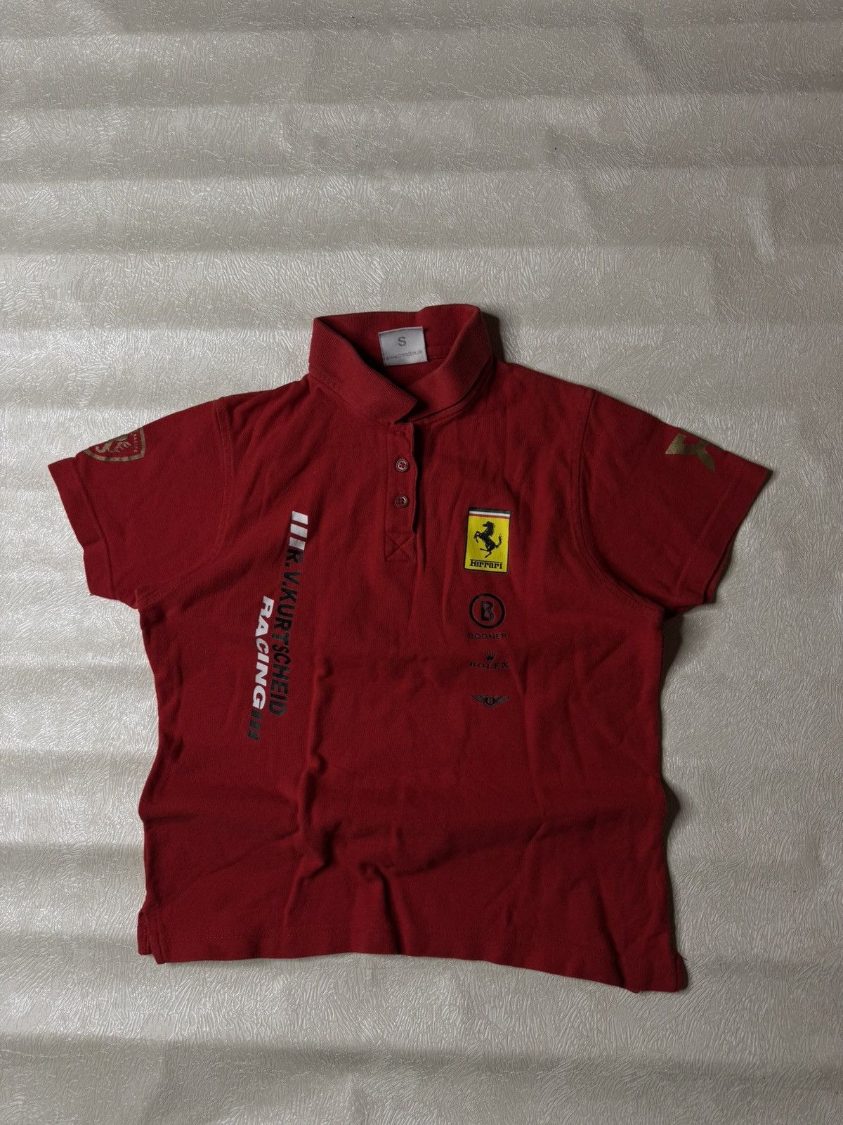 Bentley × Ferrari × Rolex Ferrari Polo T-Shirt Bogner Rolex Bentley Luxury Style Size S / US 4 / IT 40 - 1 Thumbnail