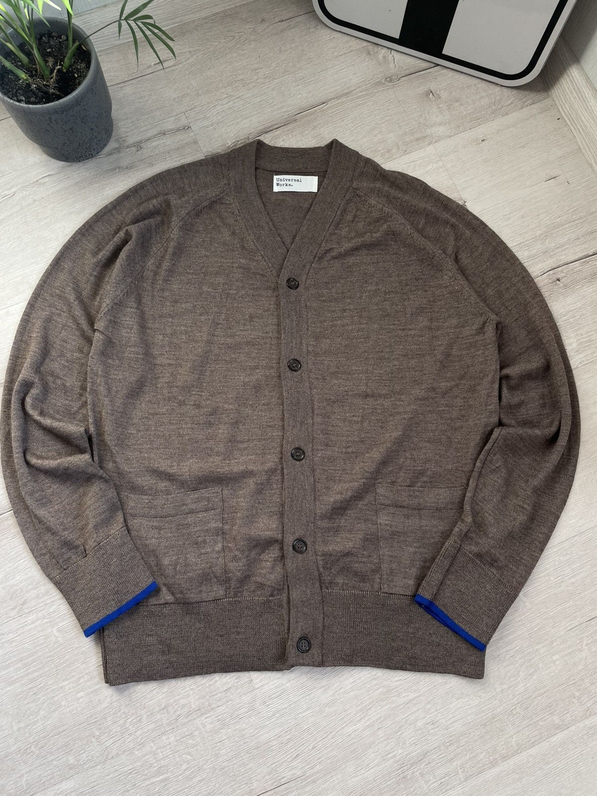 Japanese Brand Rare Universal Works Merino Wool Cardigan Y2k Sweater Size US L / EU 52-54 / 3 - 5 Thumbnail