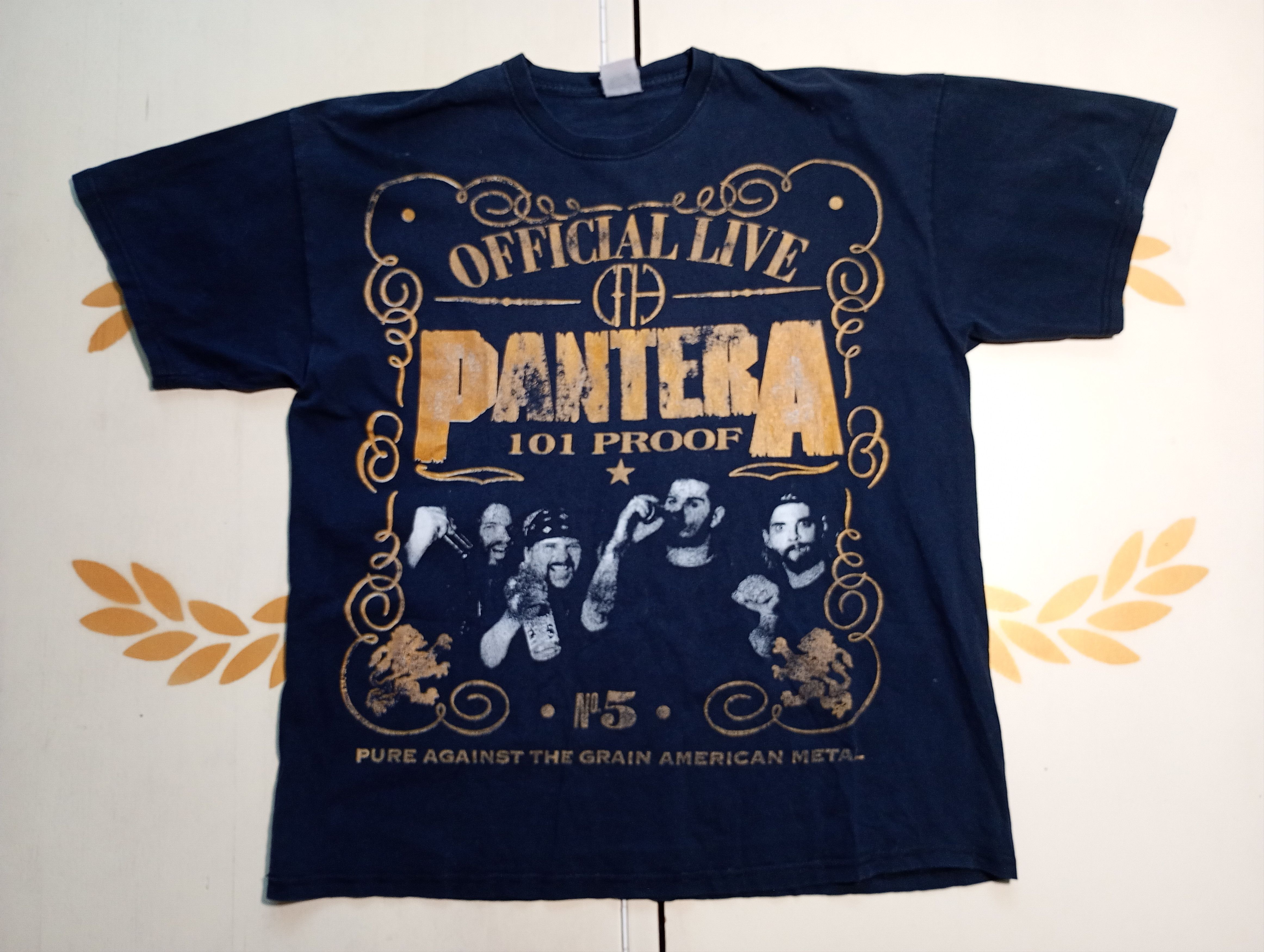 Band Tees × Fruit Of The Loom Pantera Official Live101 Proof Fruit Of The Loom T-Shirt Size US XL / EU 56 / 4 - 1 Thumbnail