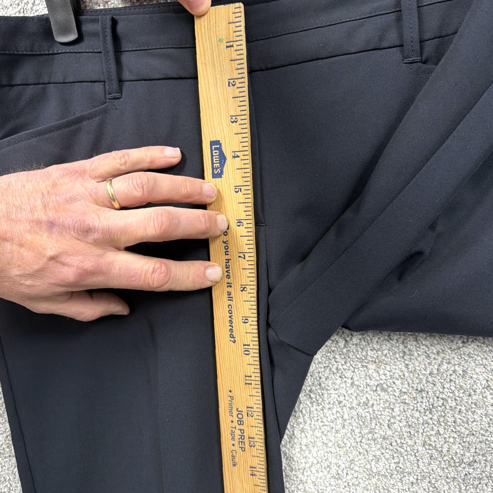 Van Heusen Van Heusen Dress Pants Womens 6 32x26.5 Blue Straight Stretch Office Workwear Pants Blue Dress Pants Women Regular 32x26.5 Vel Dress Pants Office Wear Size 28" / US 6 / IT 42 - 5 Thumbnail