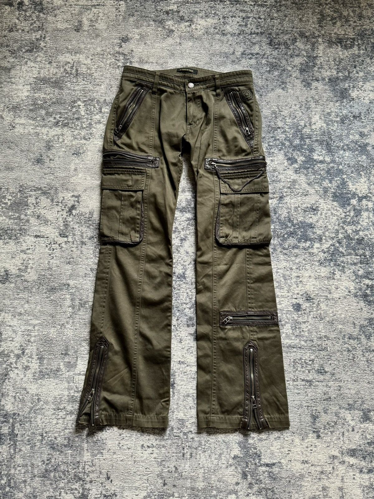 image of 20471120 Sabotage Raver Pants 90's in Olive, Men's (Size 29)